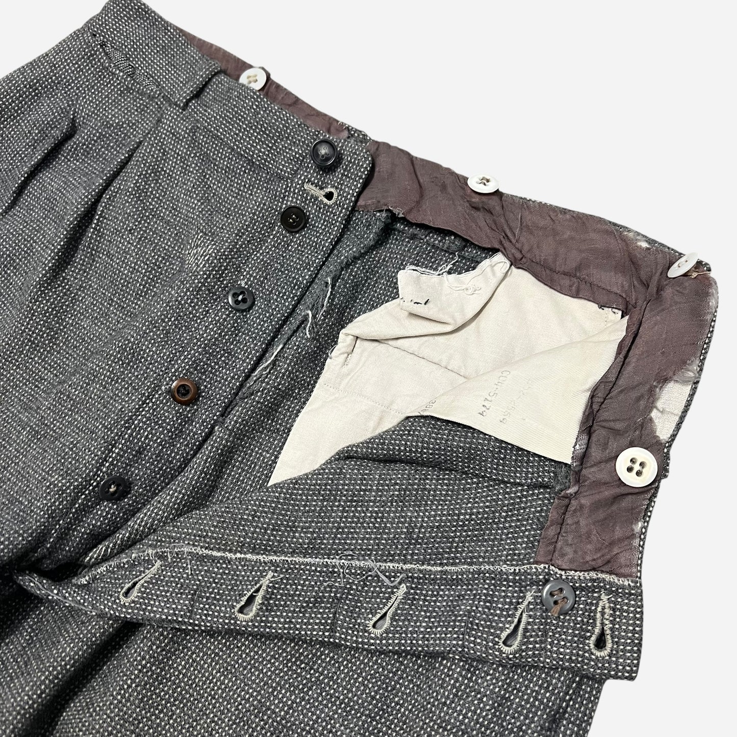 1950s Pleated wool pants (31w)