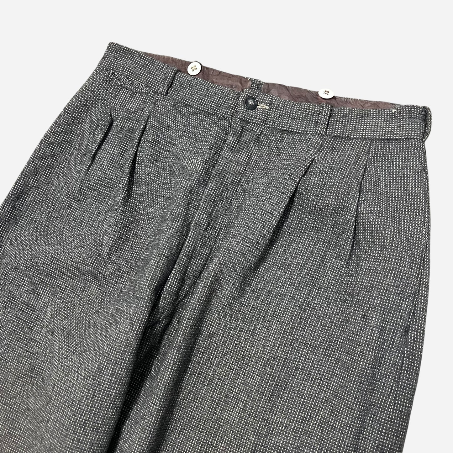 1950s Pleated wool pants (31w)