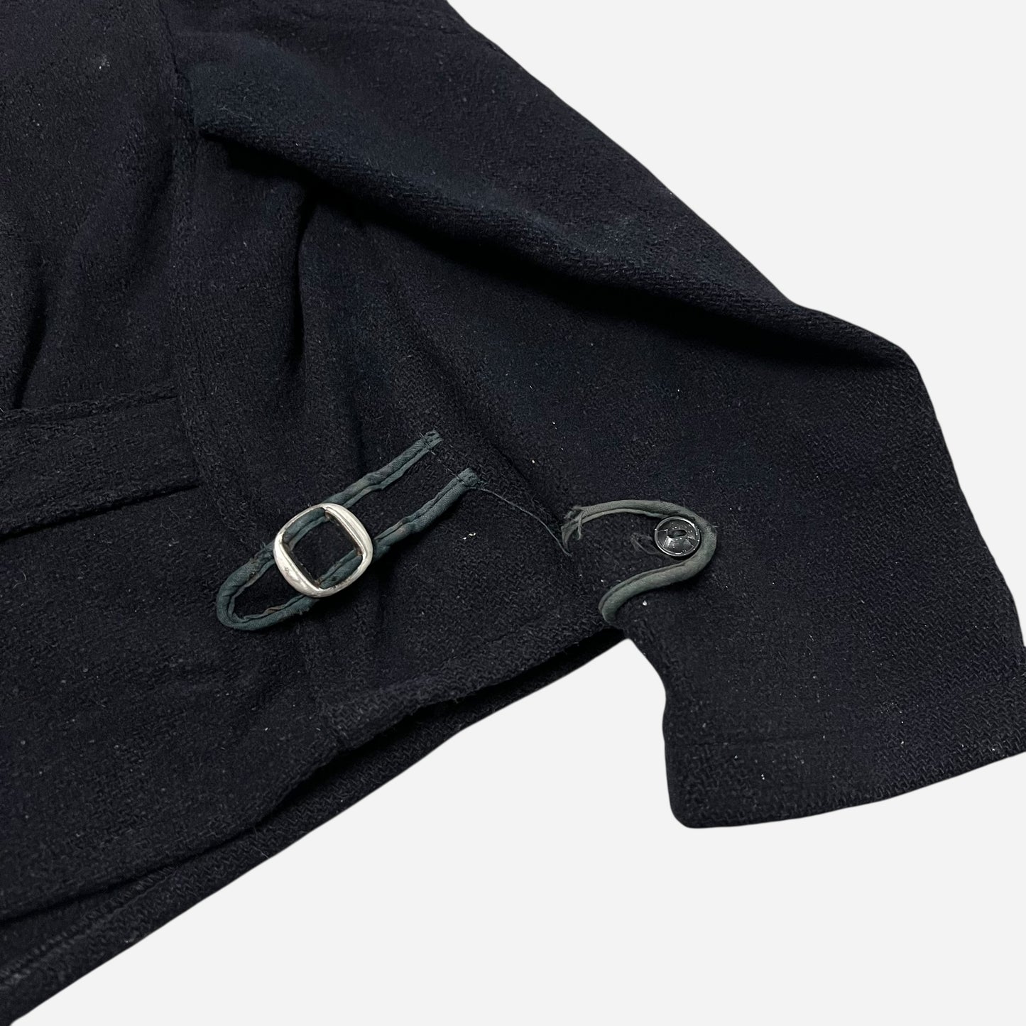 1940s Big Yank dark navy wool belt back jacket (M)