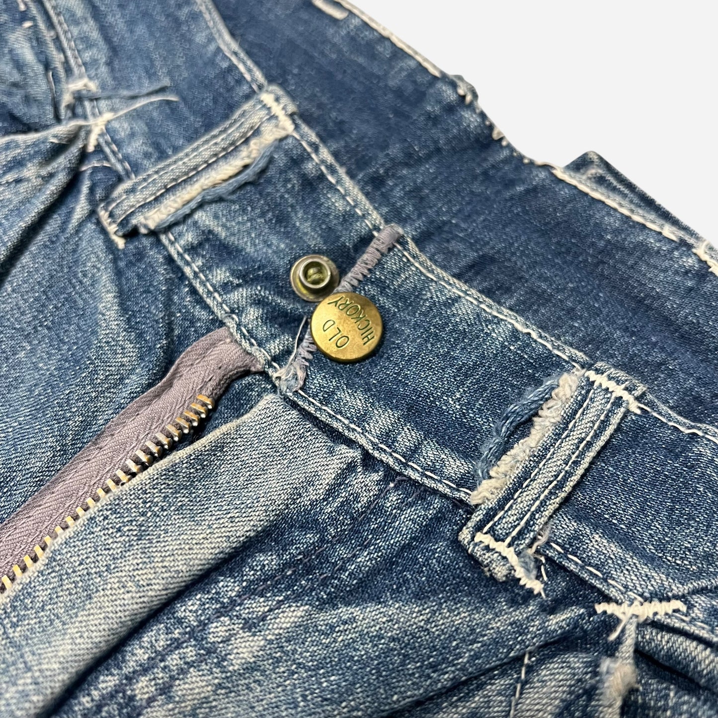 1950s Repaired lace back jeans (29w)
