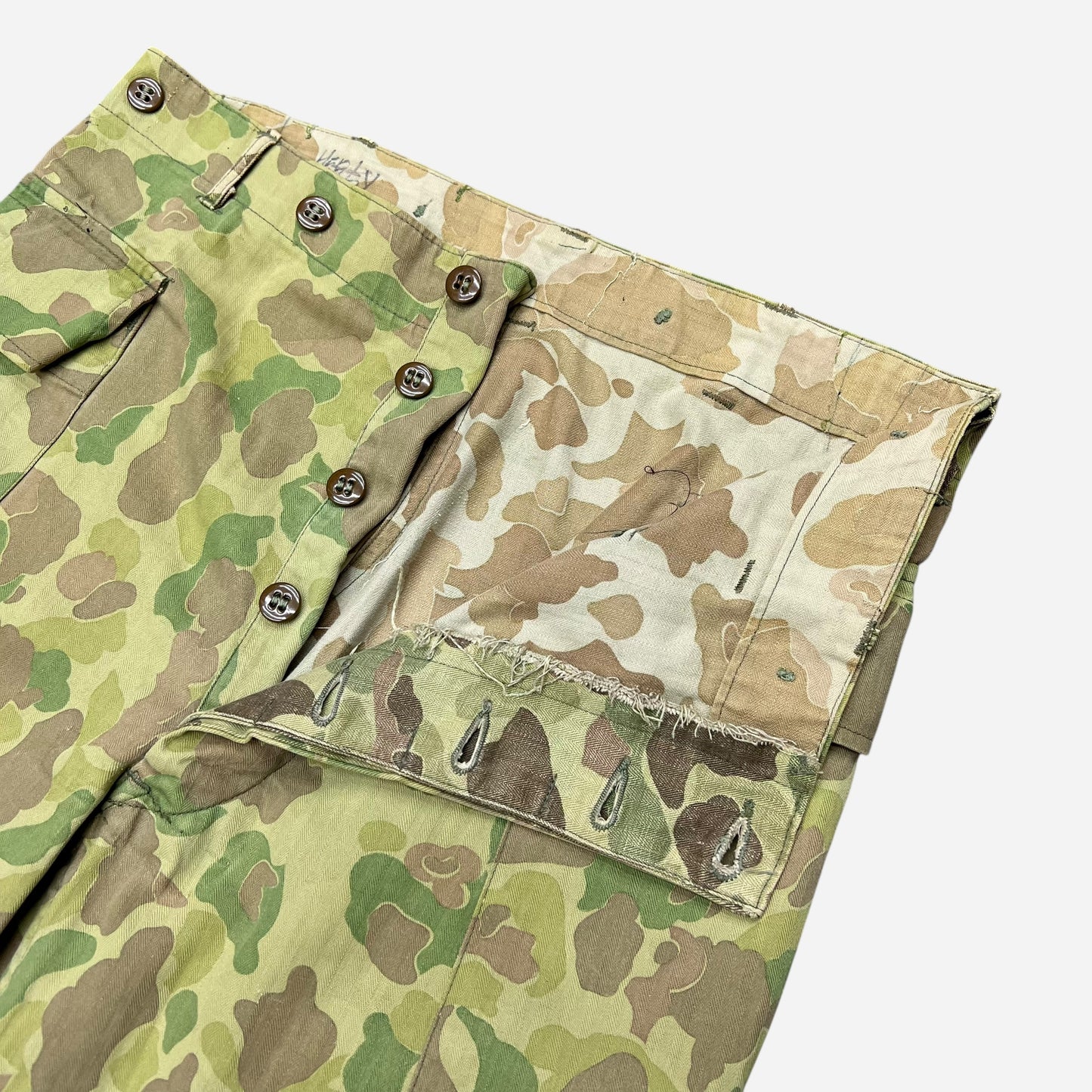 1940s WWII US Army frog skin hbt pants (34w)