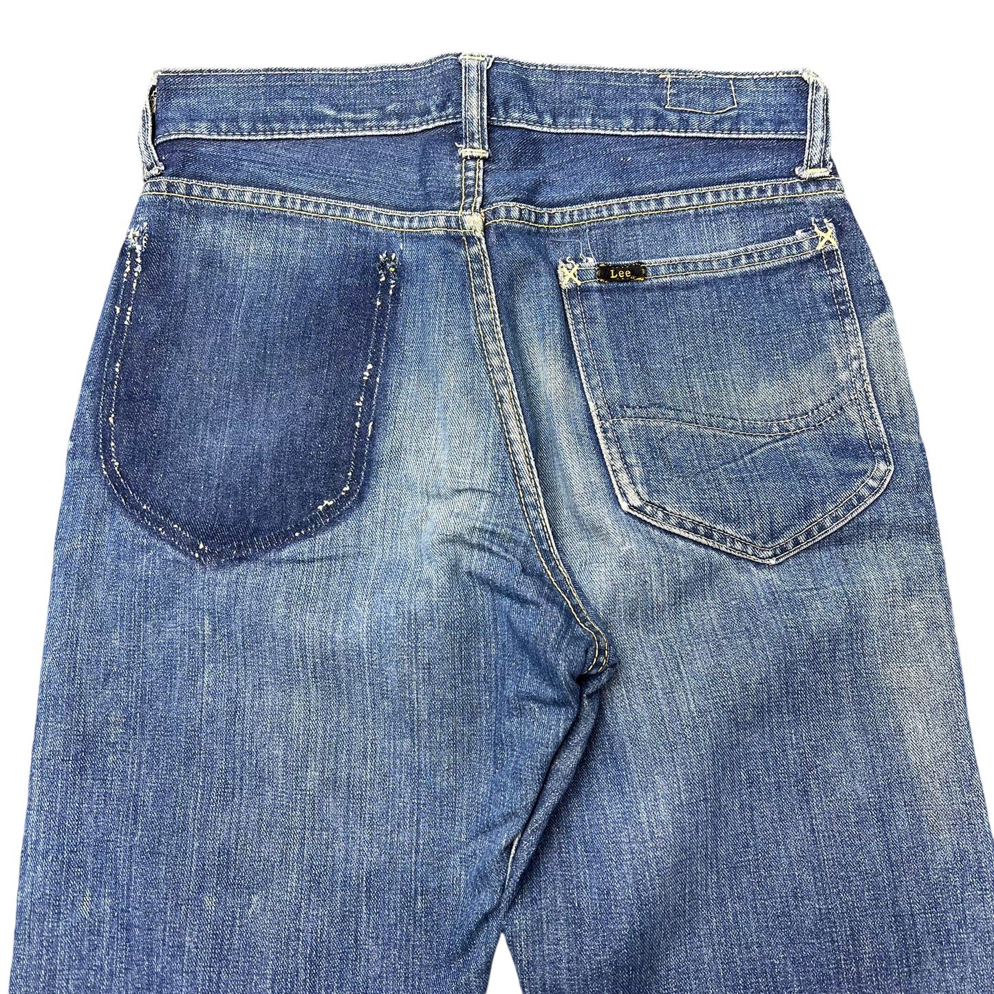 1950s Lee Riders half selvedge denim cowboy jeans (29w)