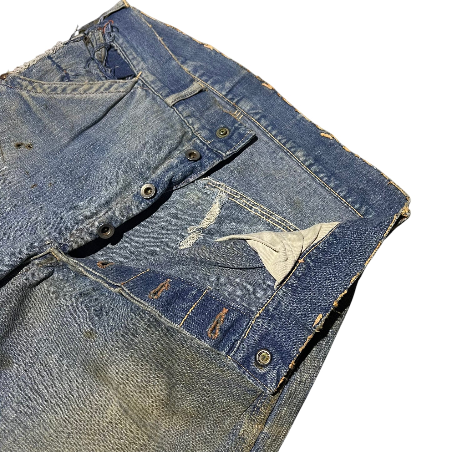 1950s Pointer donut button fly denim jeans (29w)