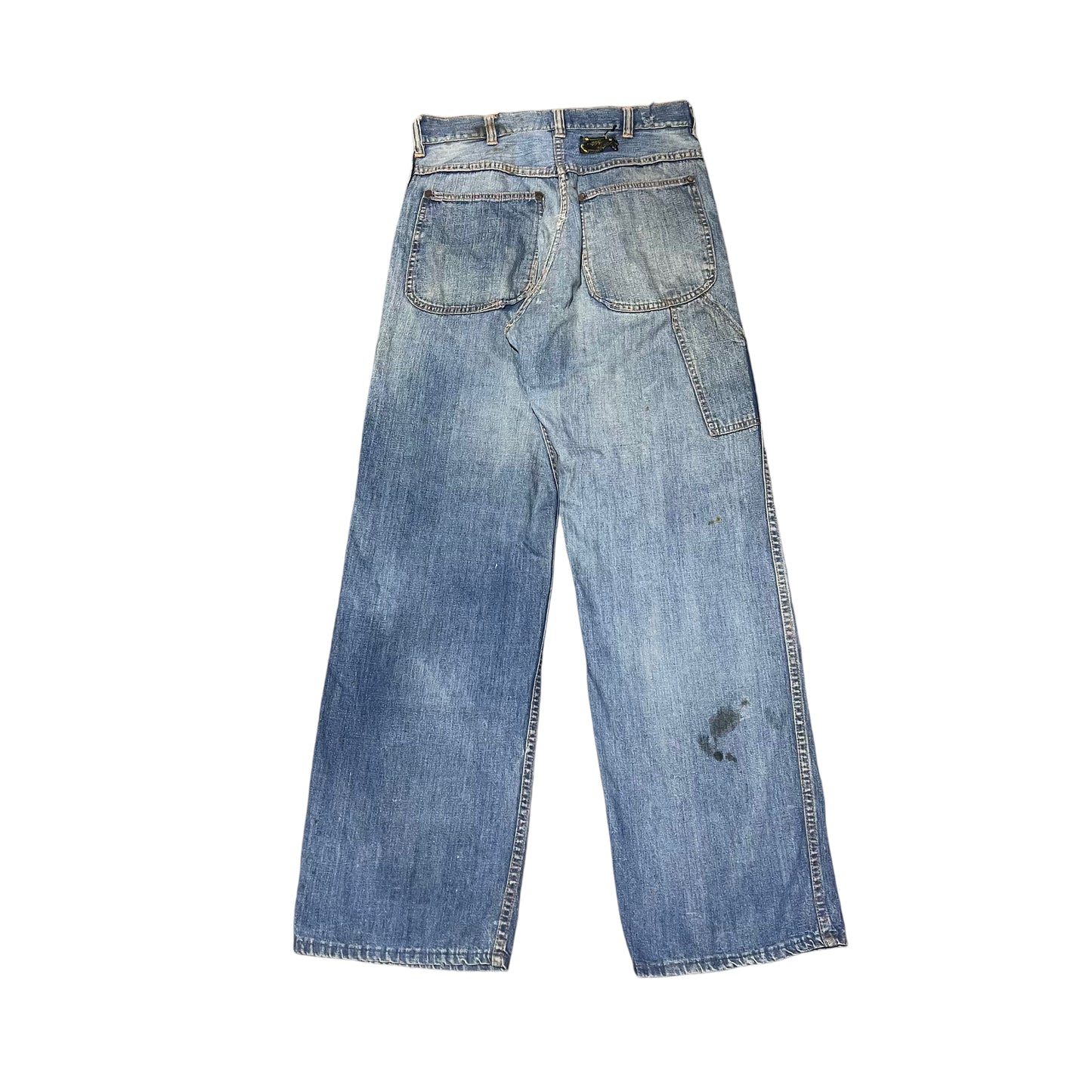 1940s Happy Jacks donut button fly denim jeans (29w)