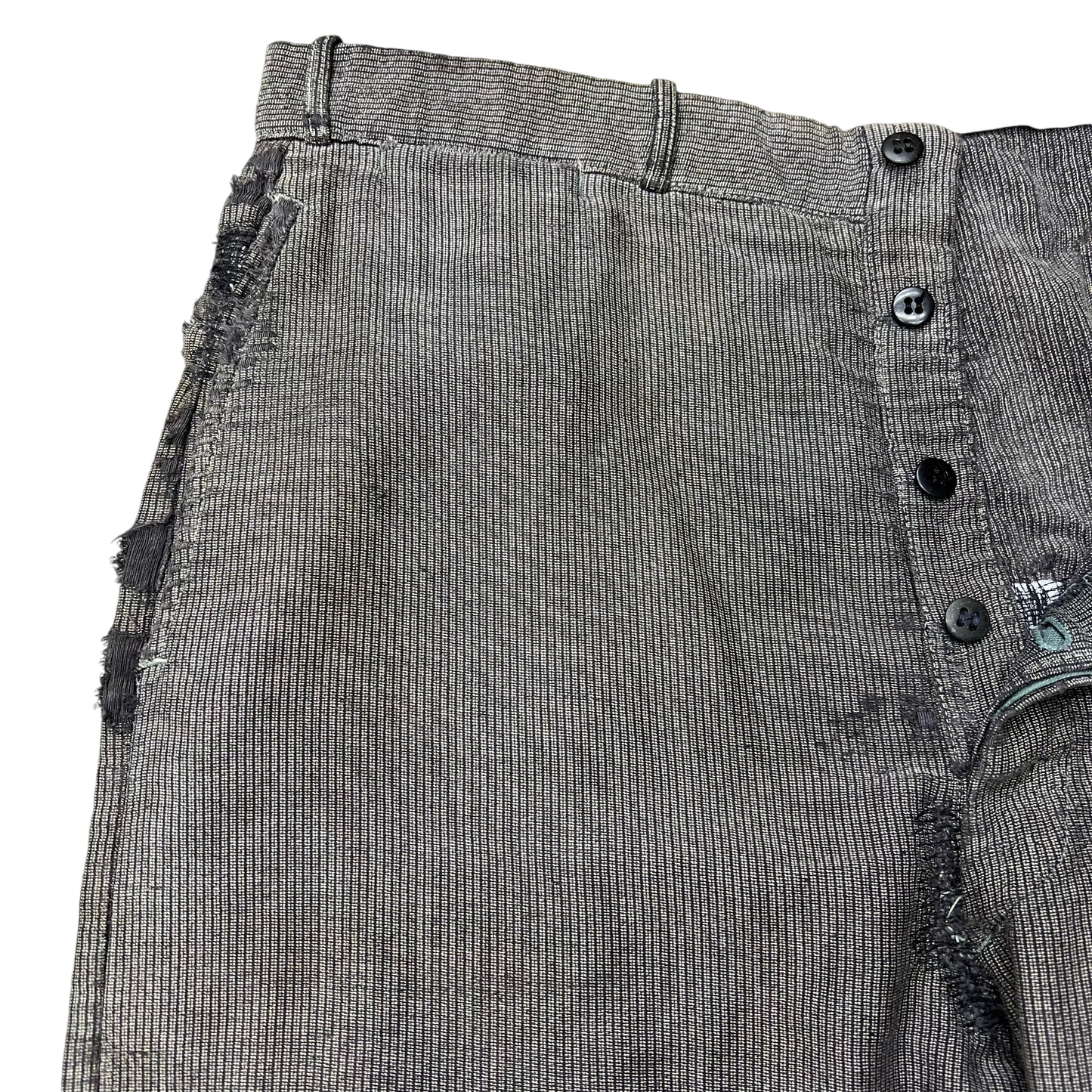 1940s As-is Stifel salt and pepper moleskin work pants (34w)