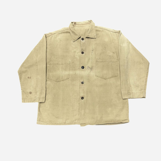 1904 US Army brown denim shirt jacket (L)