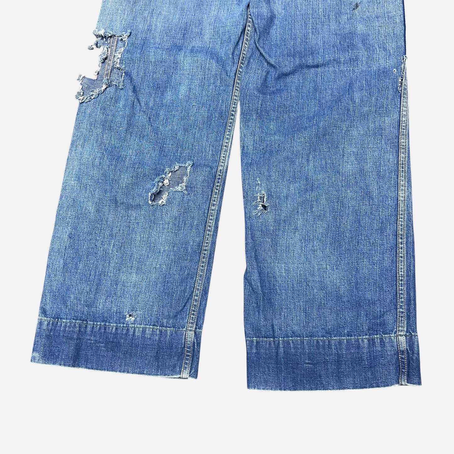 1940s Cowboy brand mule flap denim jeans (28w)