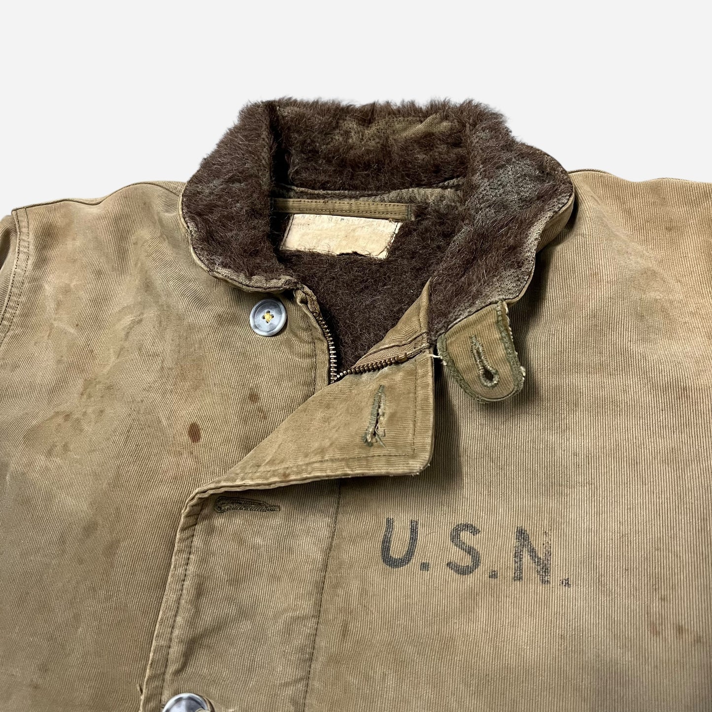 1940s WWII USN deck jacket (S/M)
