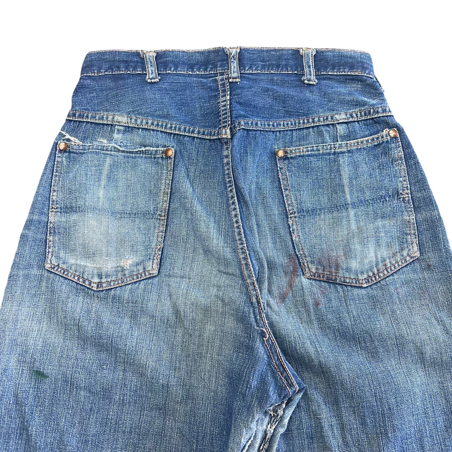 1950s Blue Bell women’s side zip jeans (26w)