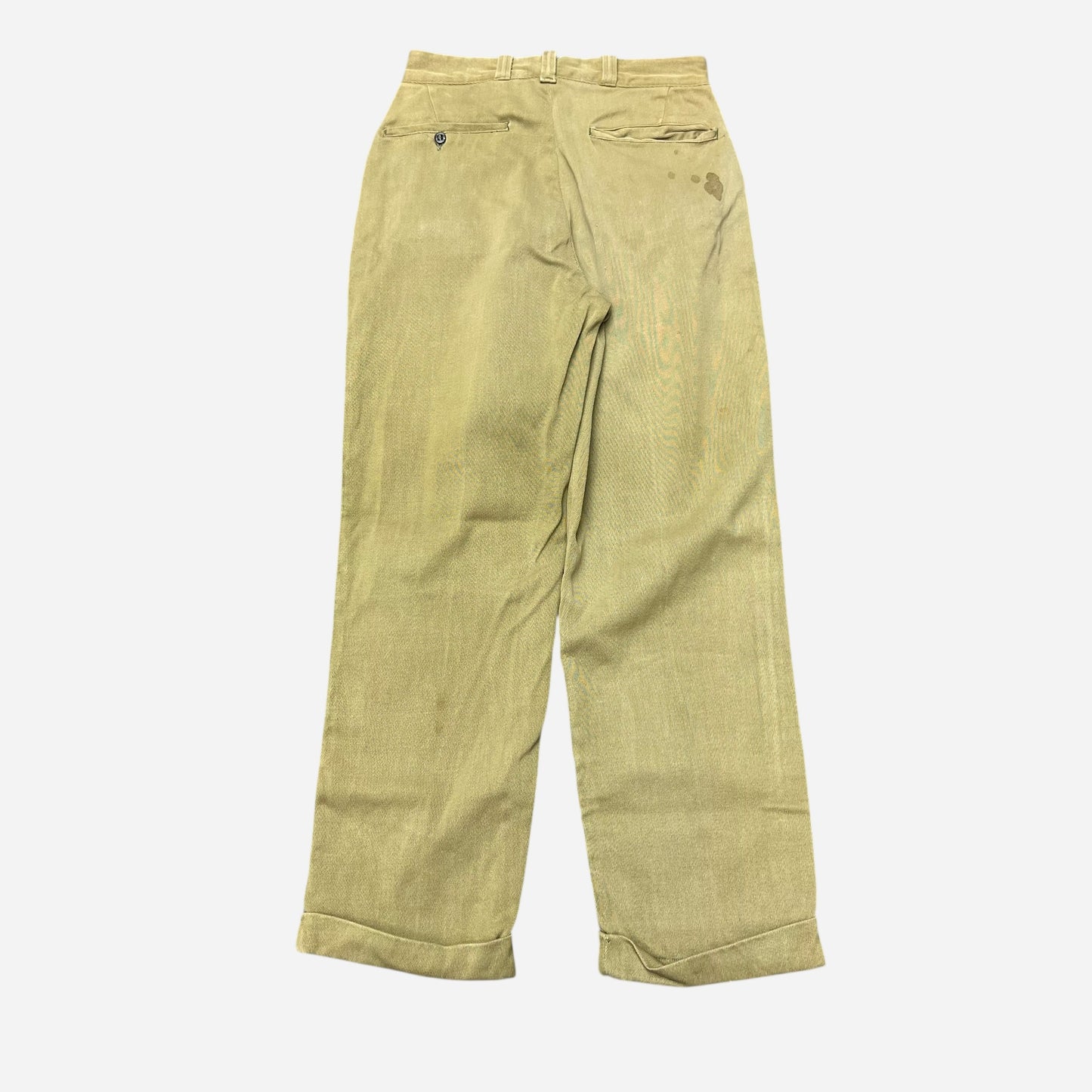1950s Lee whipcord button fly work pants (29w)