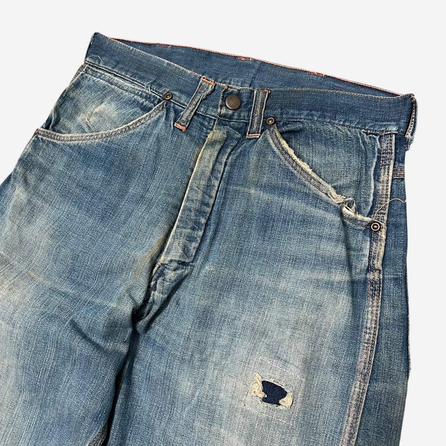 1950s Repaired jeans (27w)