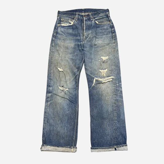 1940s Levi’s 503b button fly selvedge hidden rivet denim jeans (29w)