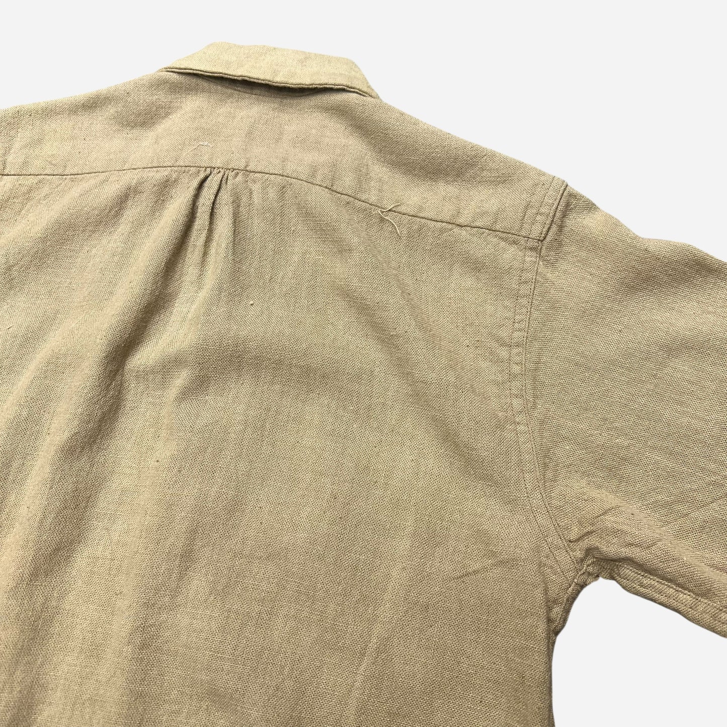 1930s 1940s NOS cotton dart collar shirt (S/M)