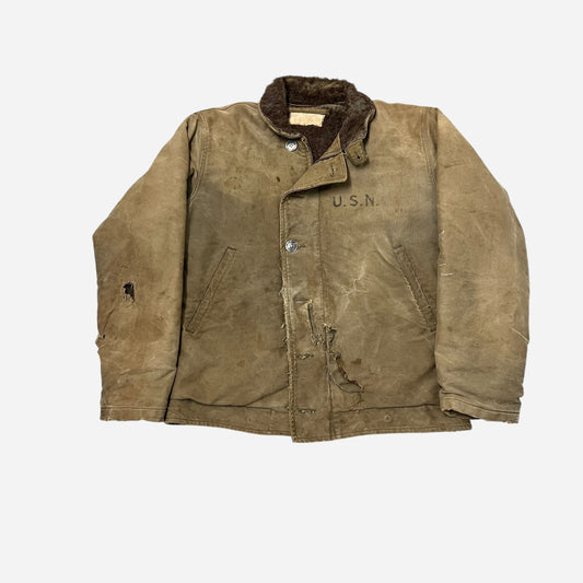 1940s WWII USN deck jacket (S/M)