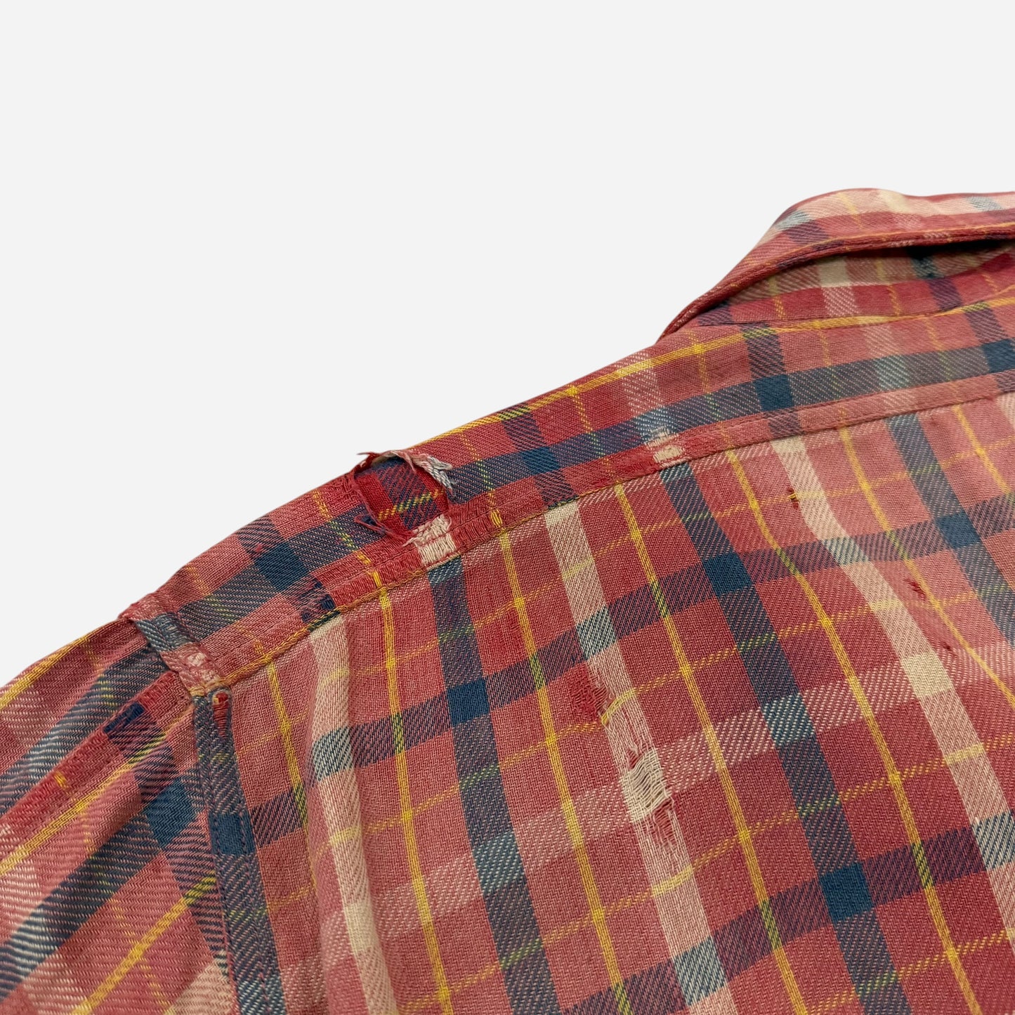 1930s 1940s Winter Wear cotton flannel shirt (L)