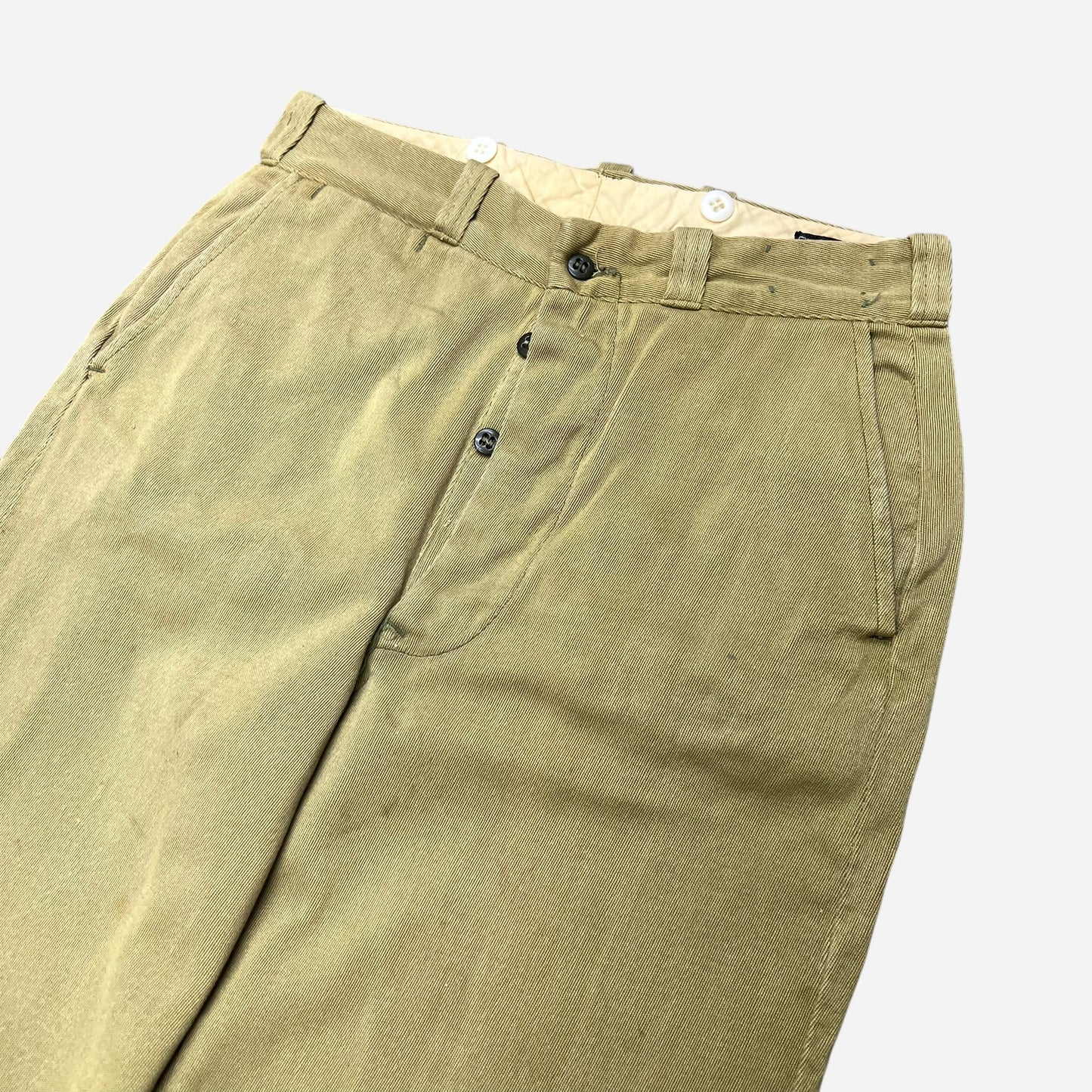 1950s Lee whipcord button fly work pants (29w)