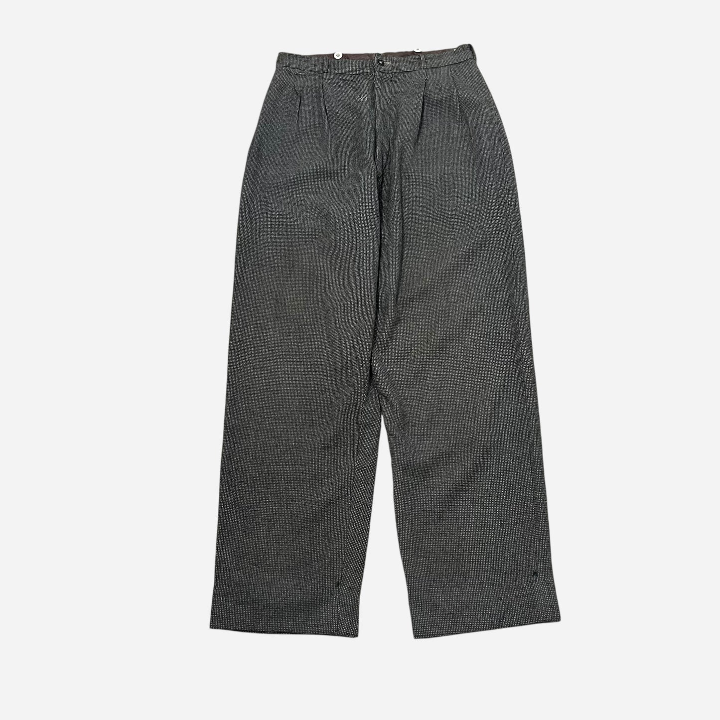 1950s Pleated wool pants (31w)
