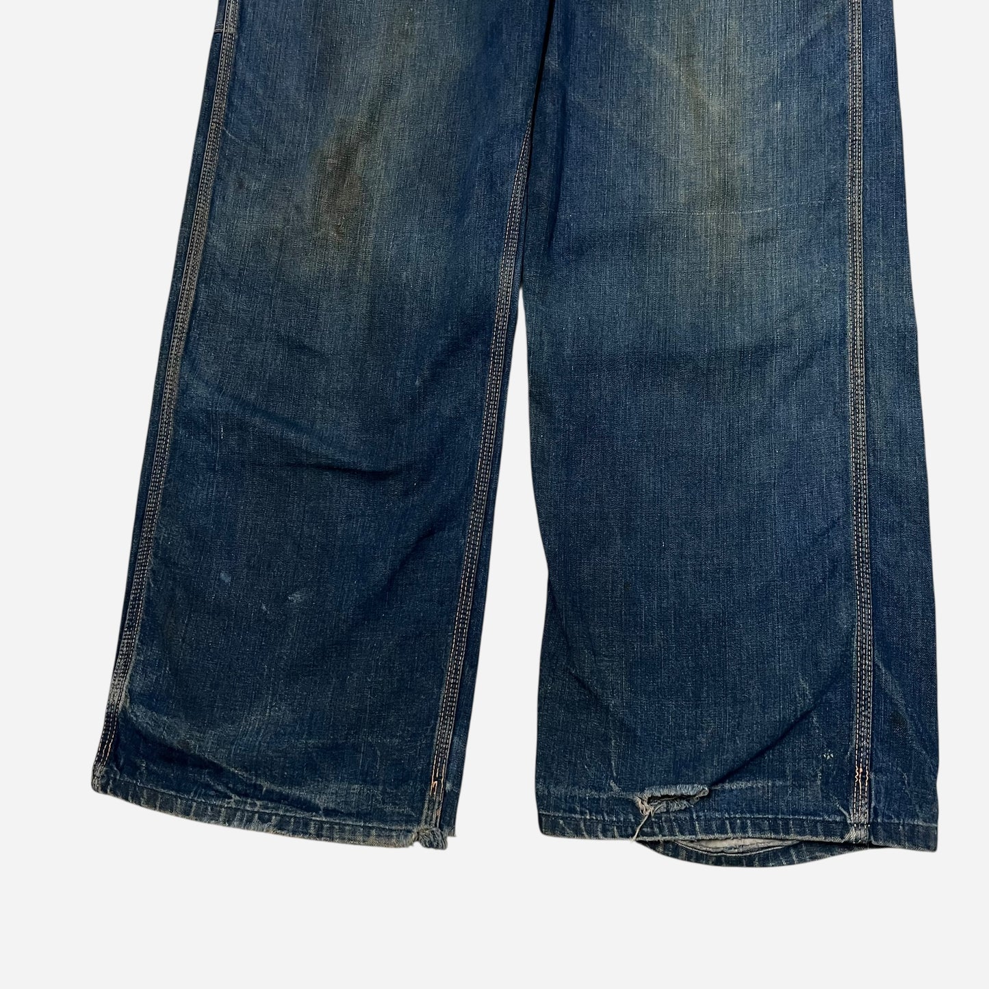 1940s Big Mac donut button fly dark wash jeans (34w)