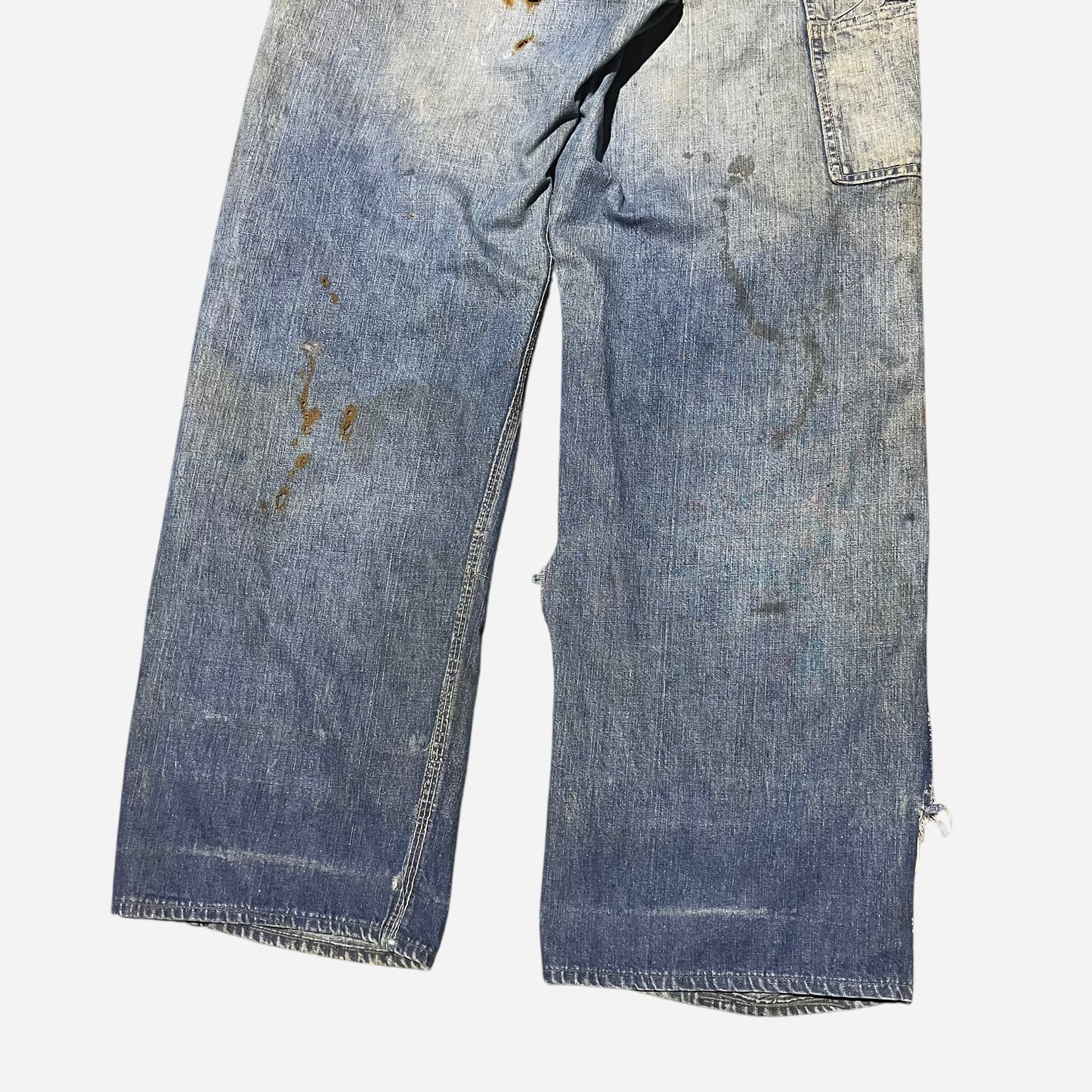 1950s Hercules repaired denim carpenter jeans (34w)