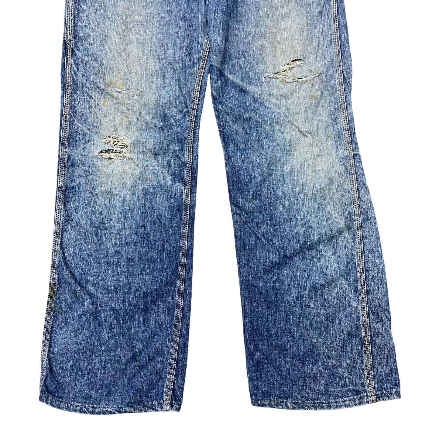 1950s Unbranded sanforized denim jeans (30w)