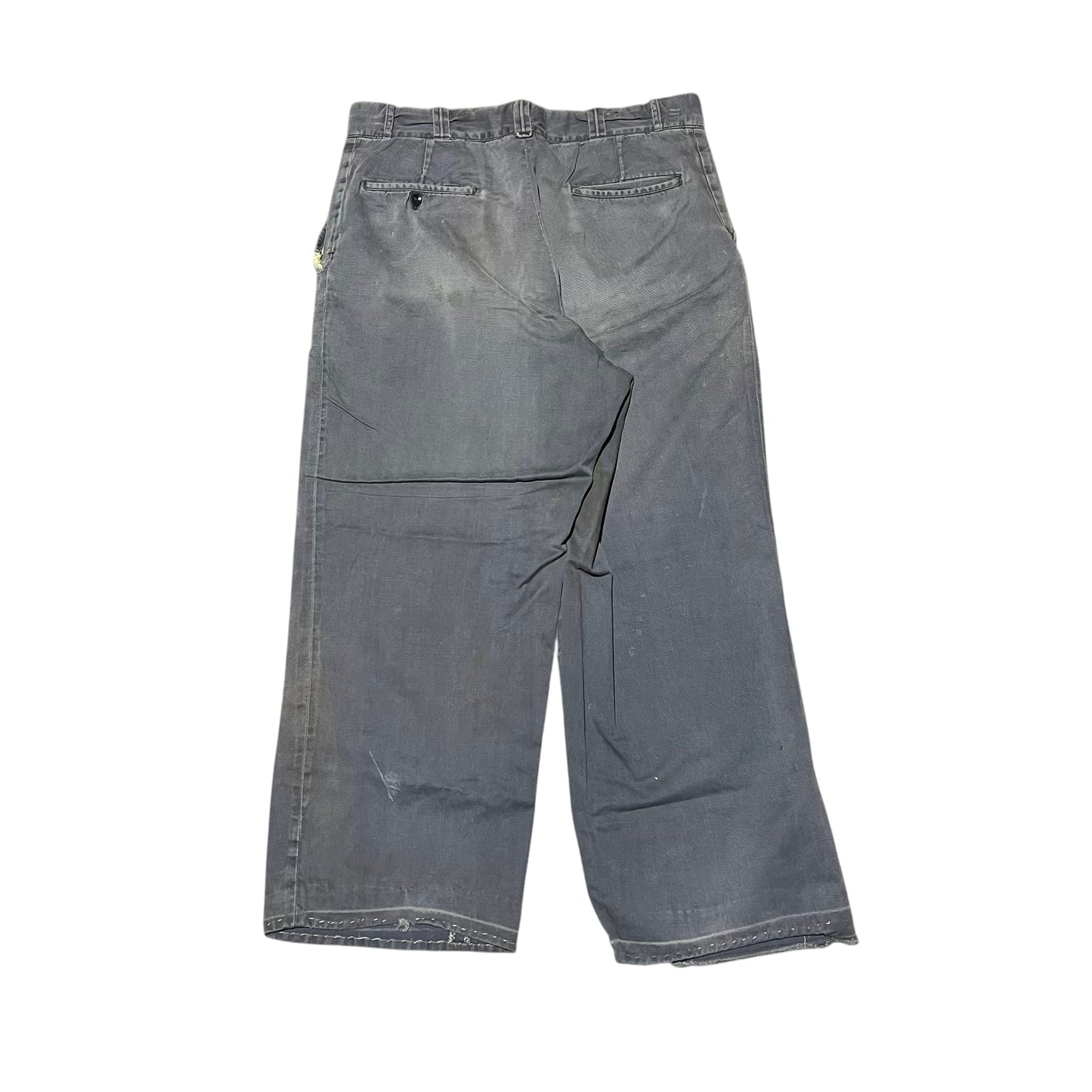 1950s Dark gray chino work pants (34w)