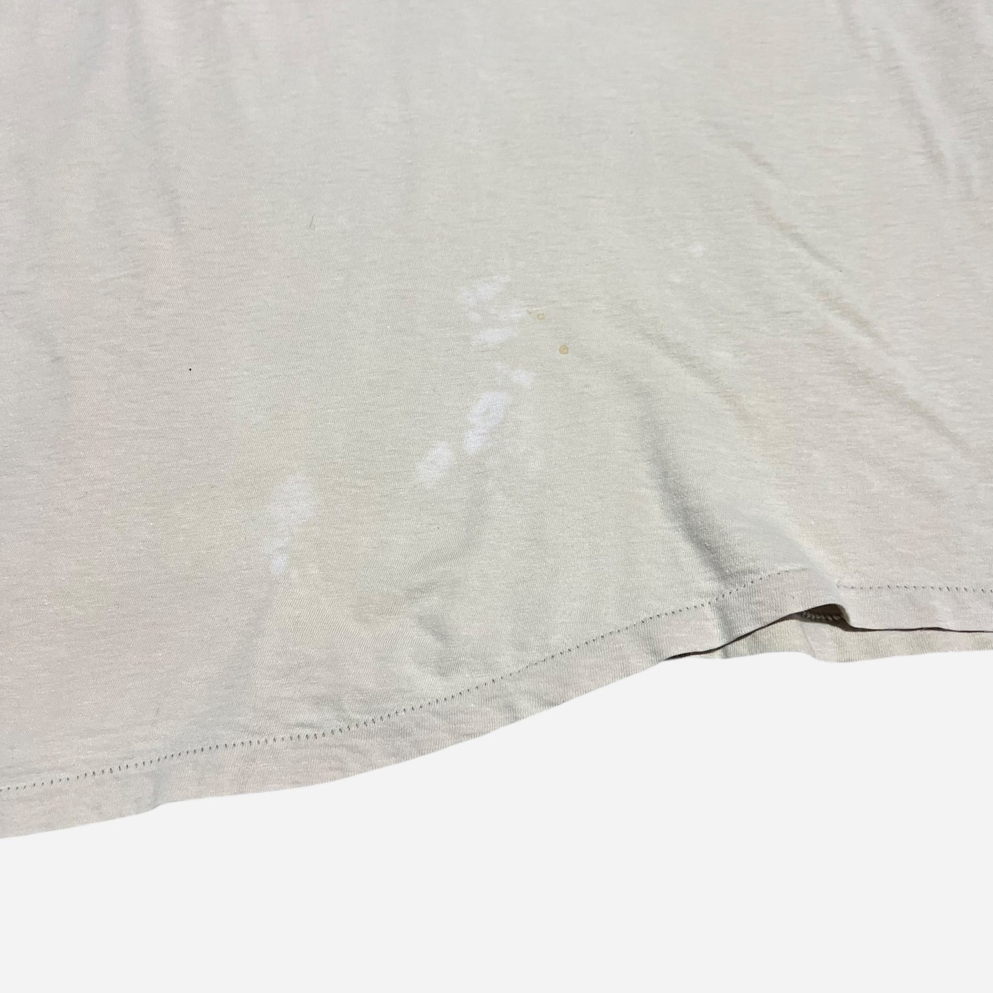 1970s White cotton pocket t shirt (M)