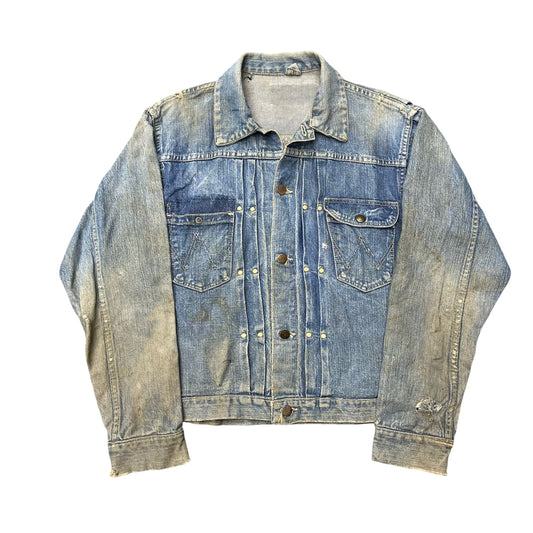 1950s Wrangler 111MJ type two selvedge denim jacket (M)