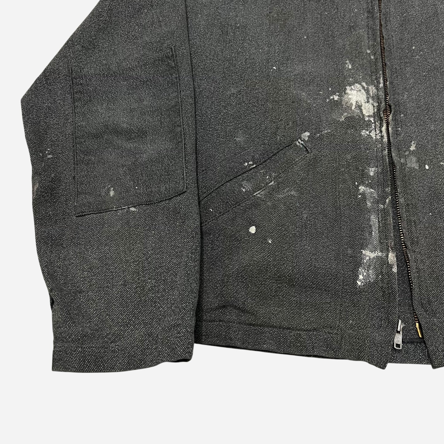 1950s Harvester brand salt and pepper cotton work jacket (XL)