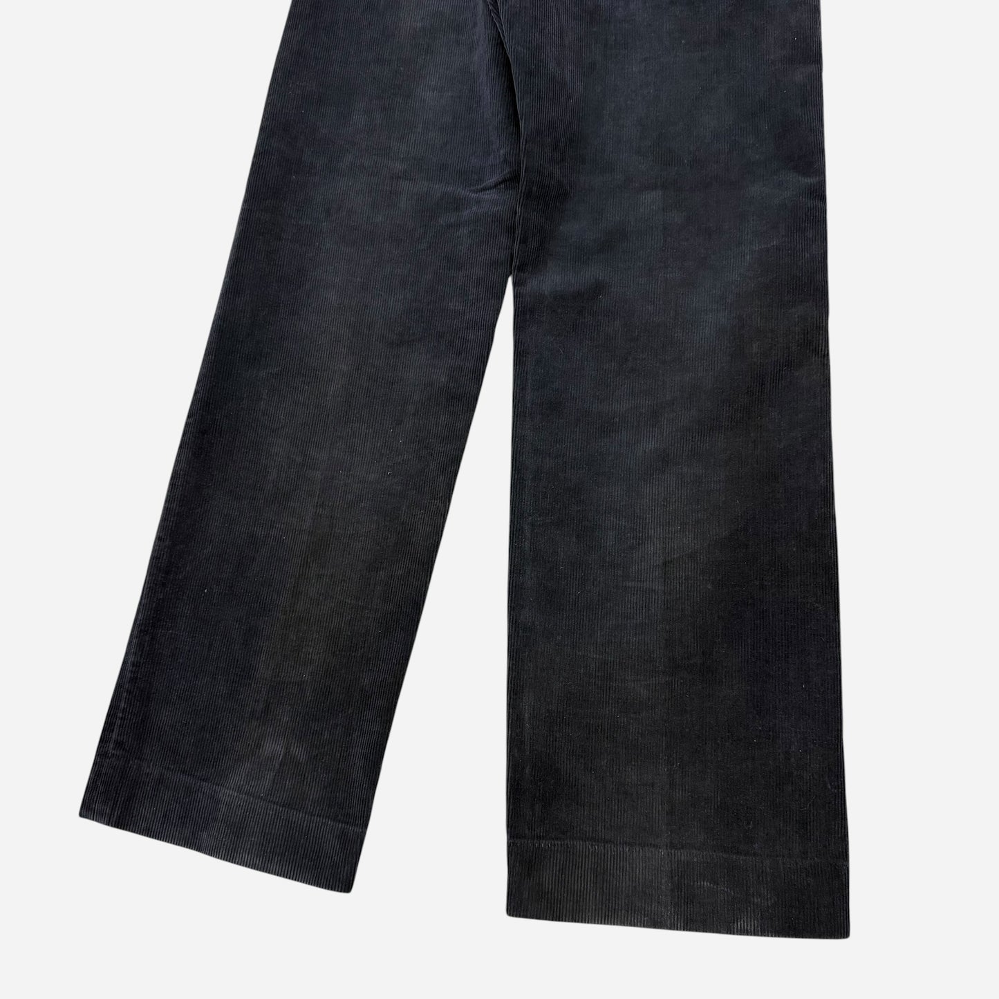 1940s Black button fly corduroy pants (31w)