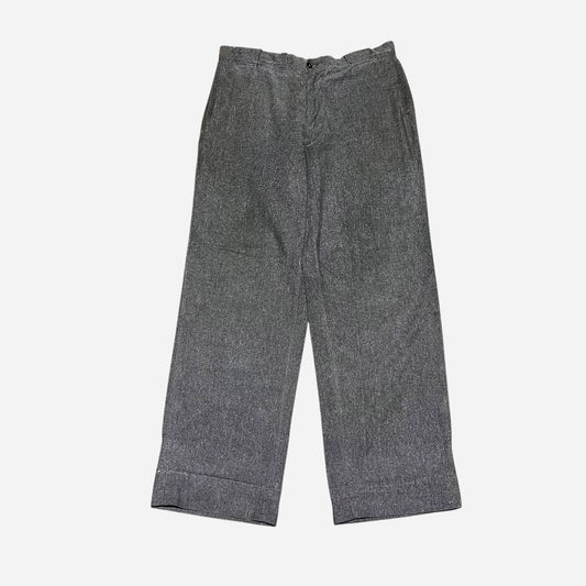 1950s Dee Cee salt and pepper cotton work pants (34w)