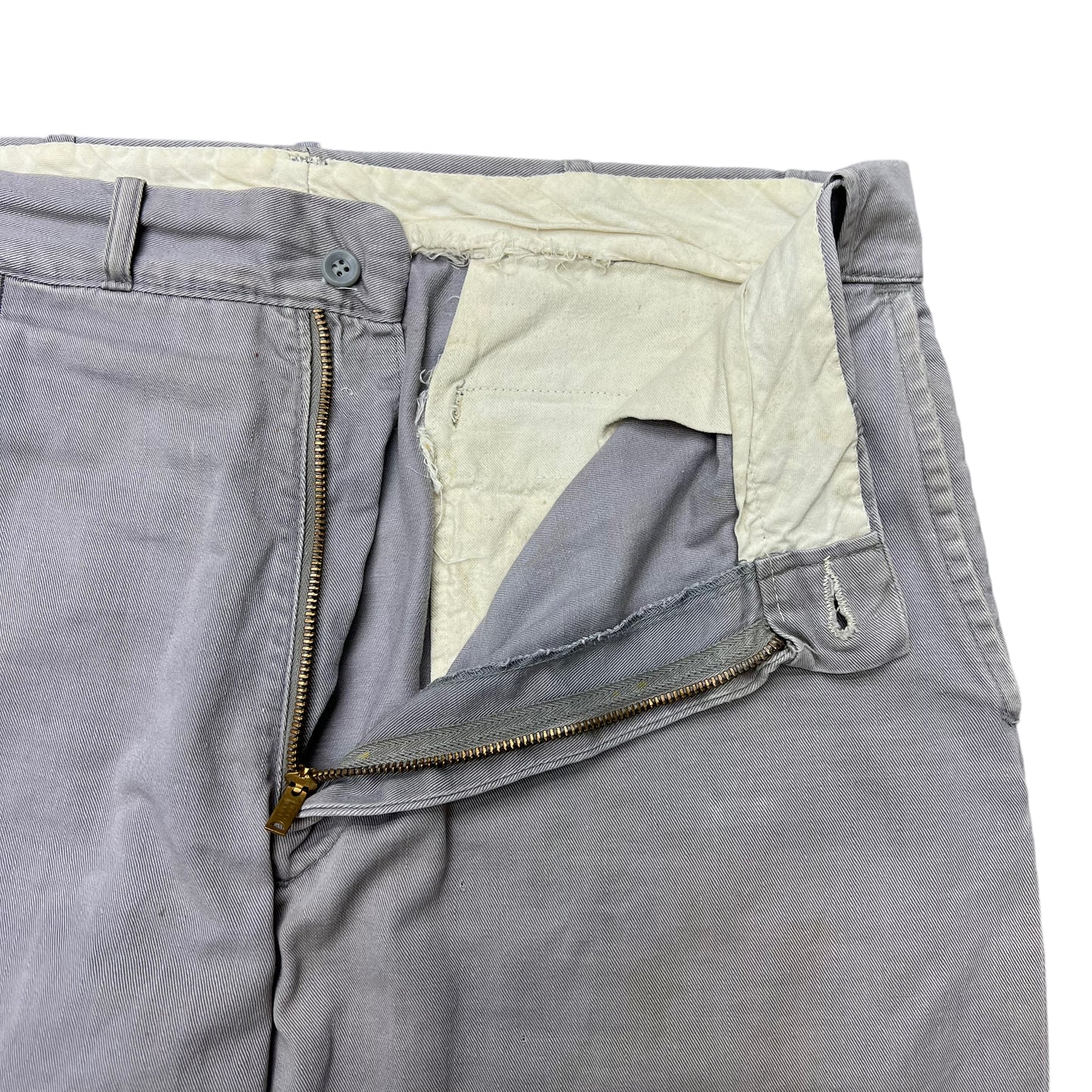 1950s Faded purple sail cloth chino pants (34w)