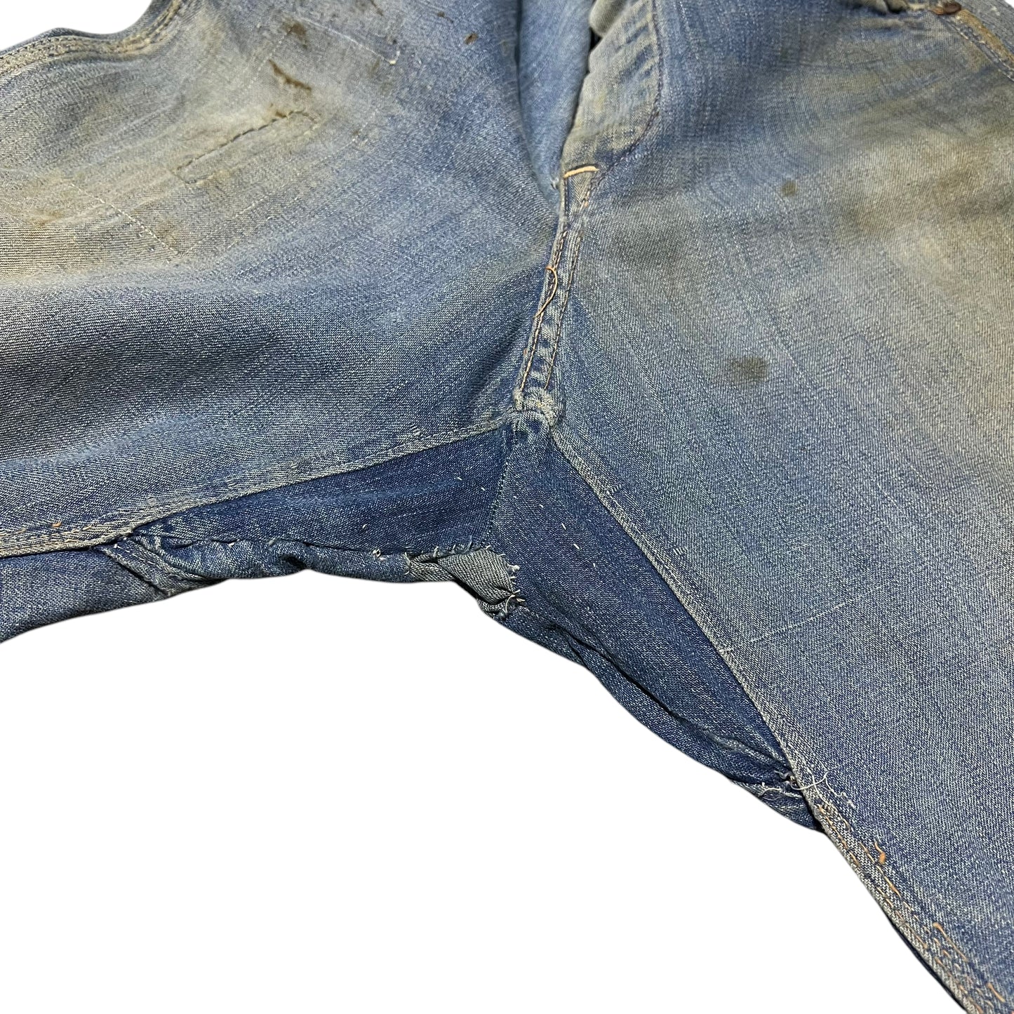 1950s Pointer donut button fly denim jeans (29w)