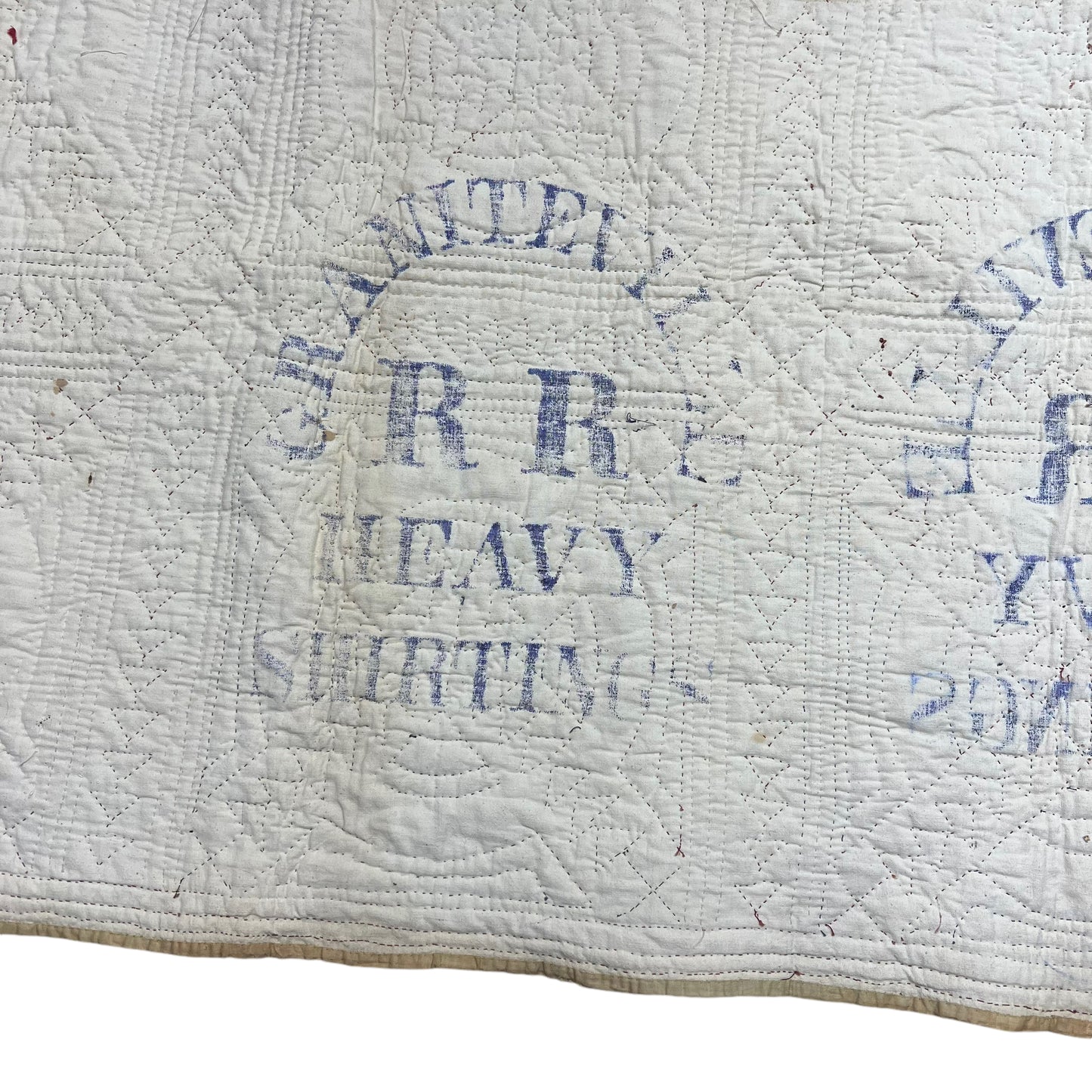 1880s-1910s Block quilt (85”x68”)