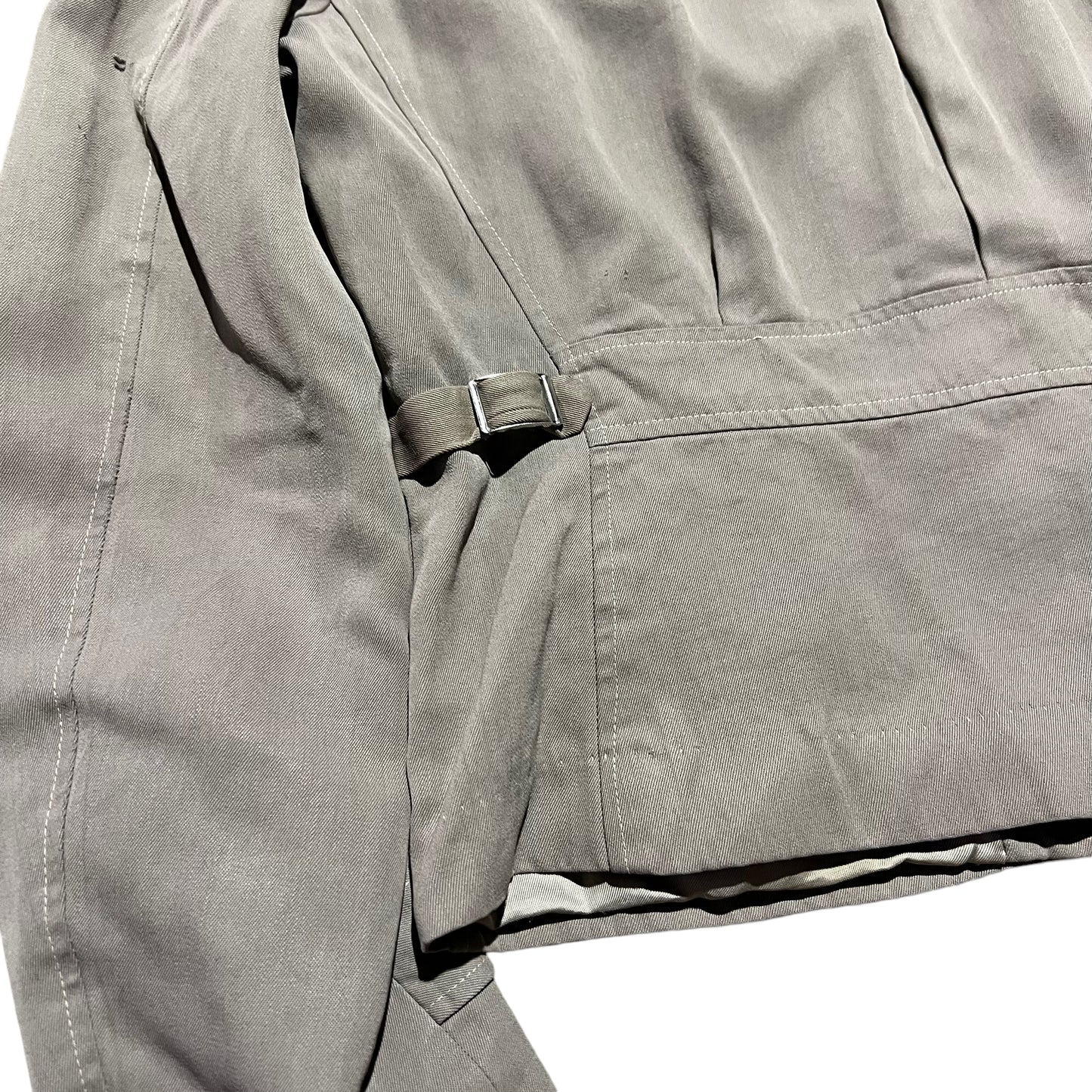 1940s Gabardine belt back jacket (M)