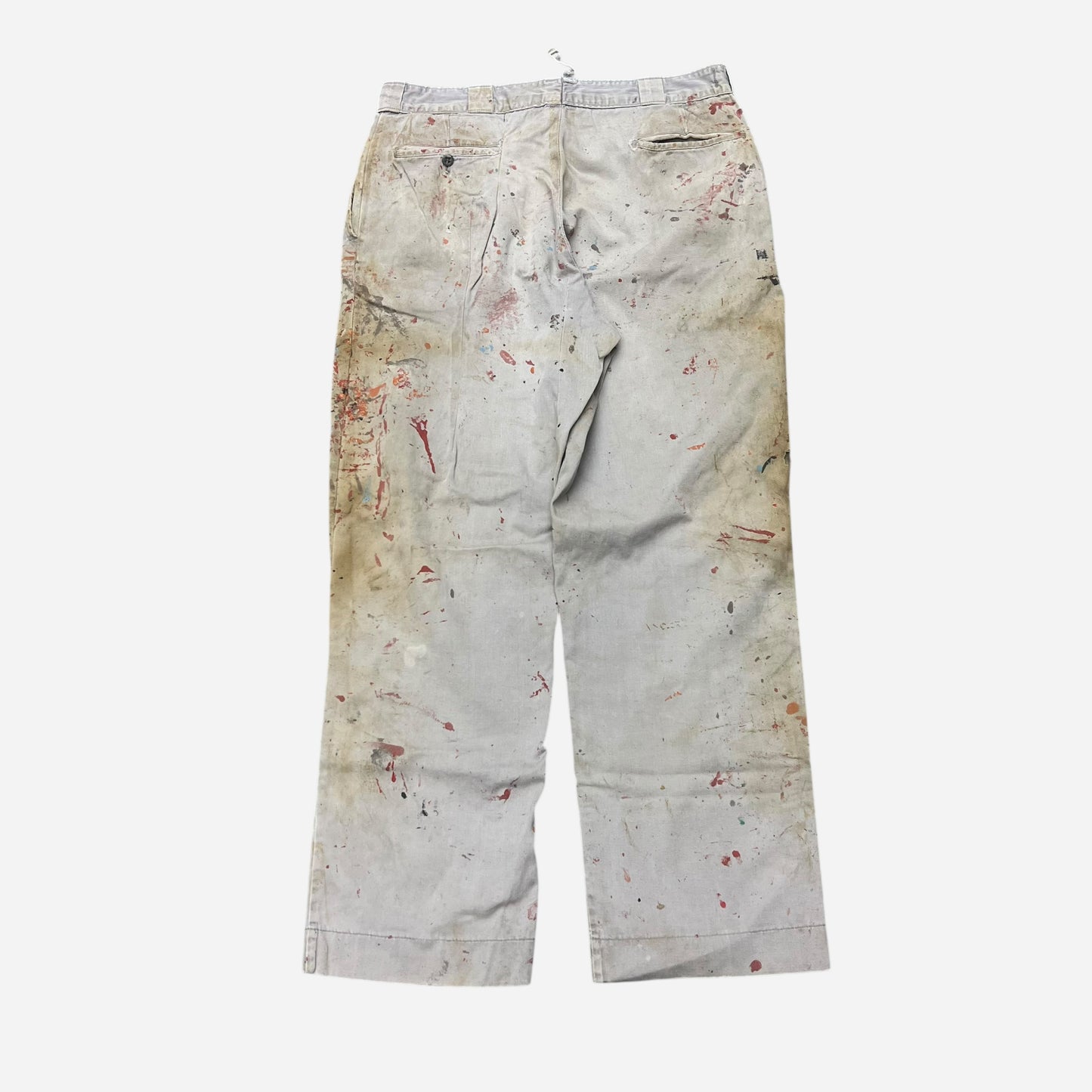 1950s Gray painter chino pants (33w)