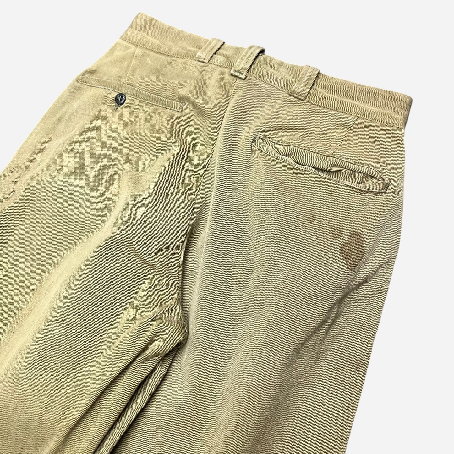 1950s Lee whipcord button fly work pants (29w)