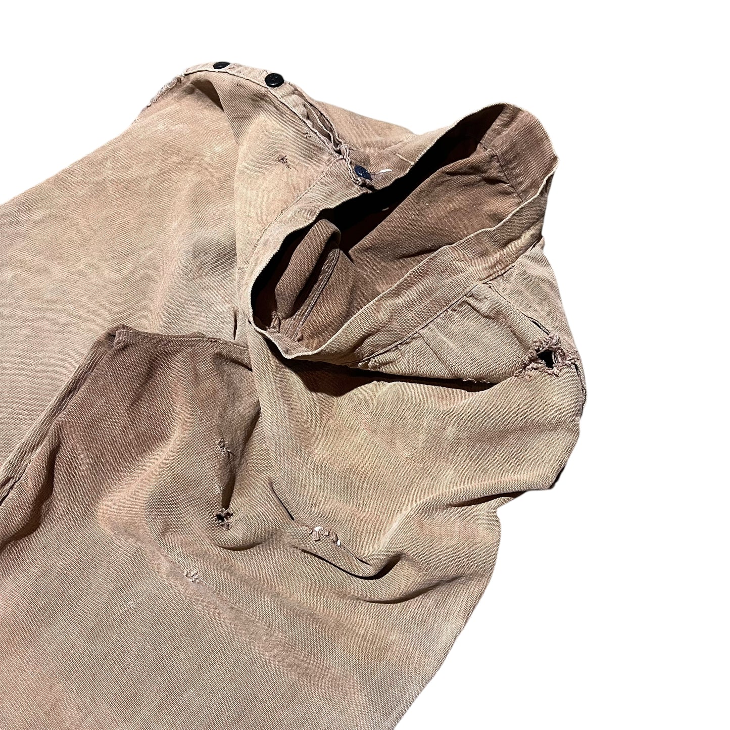 1930s Women’s side button canvas work pants (25w)