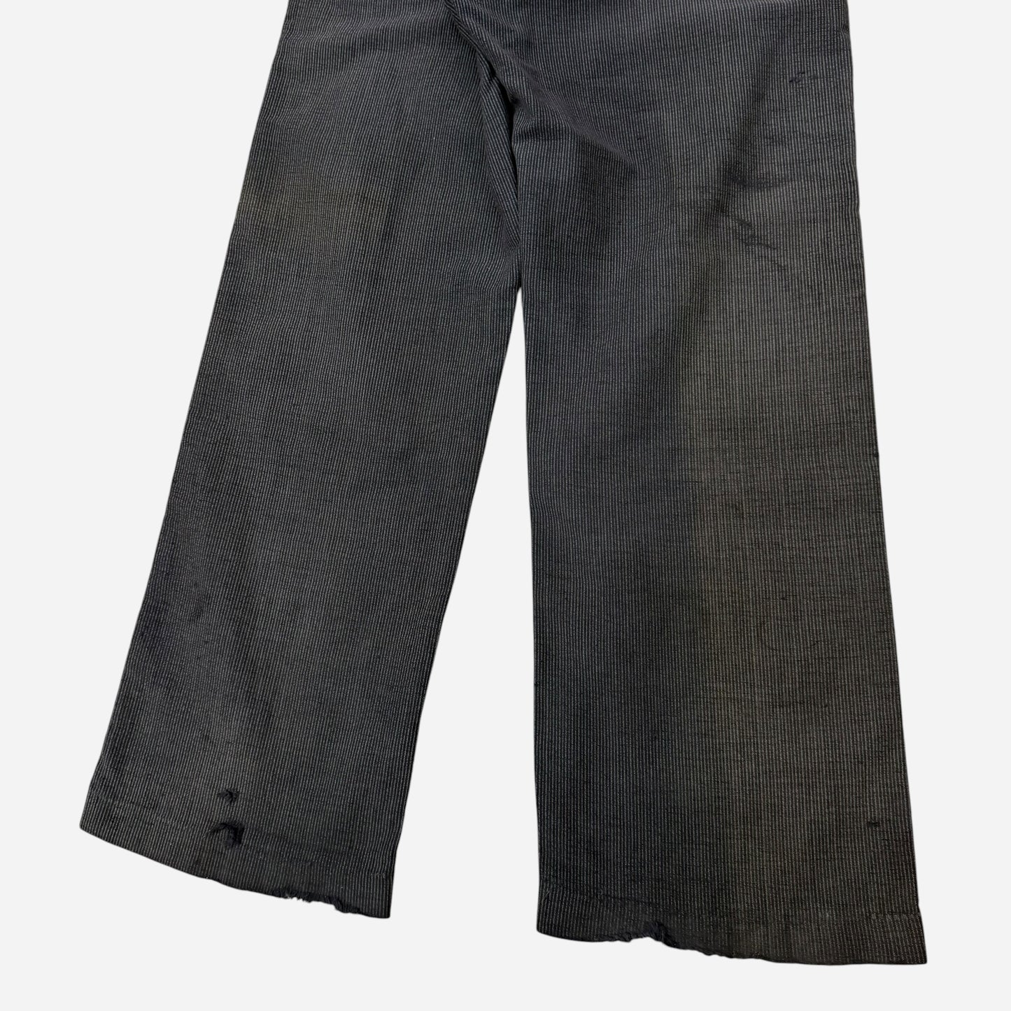 1940s Cone Hawthorne cotton moleskin salt & pepper button fly work pants