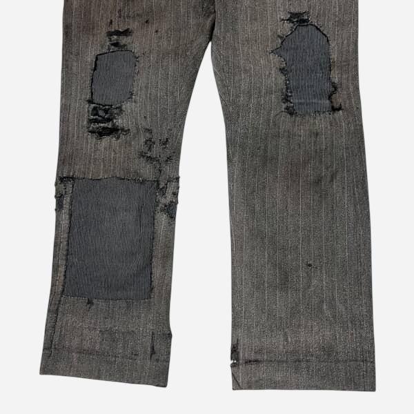 1910s Heavy cotton hbt salt and pepper pants (35w)