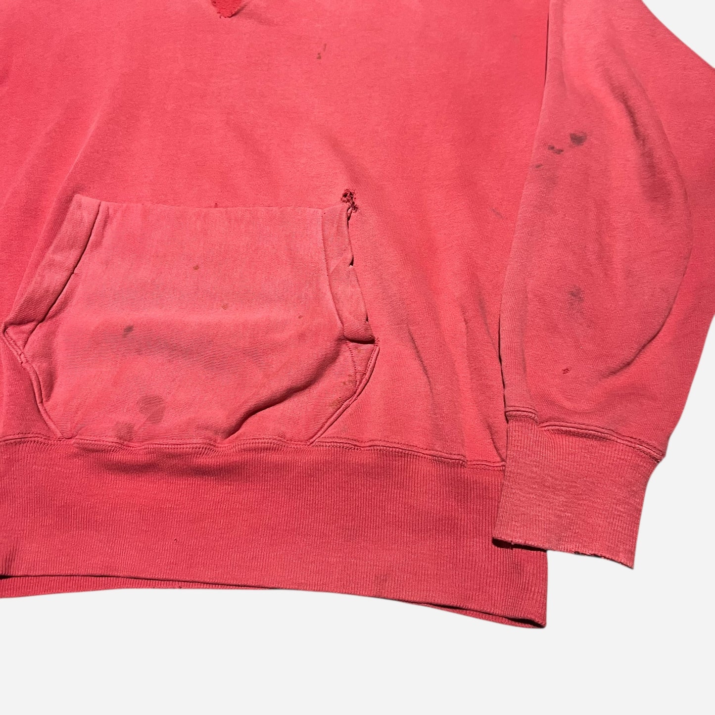 1950s Pilgrim red cut hoodie (M/L)
