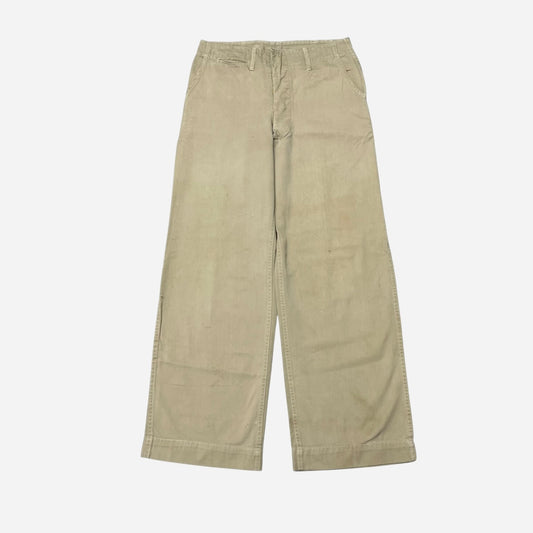 1940s WWII US Army khaki chinos (31w)