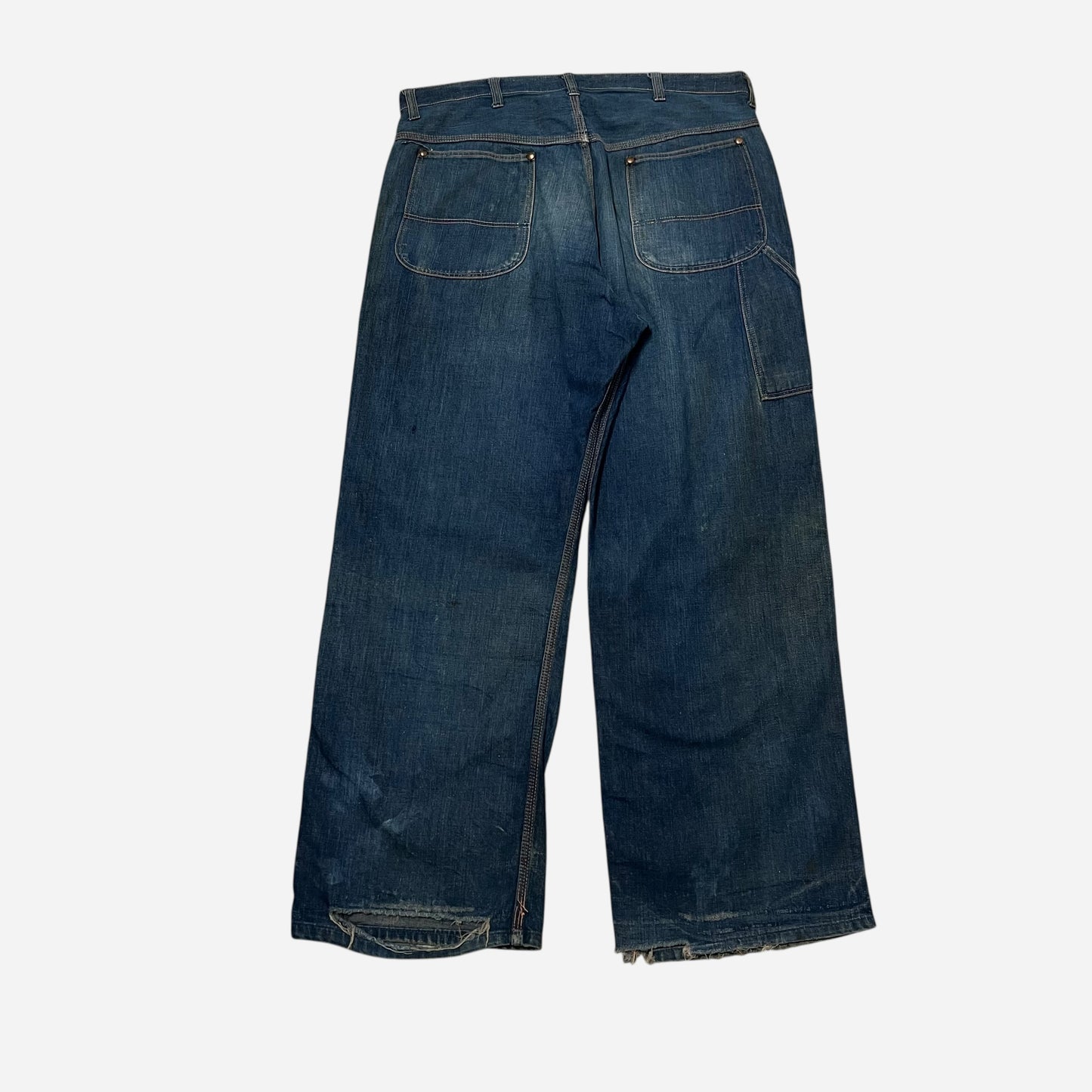 1940s Big Mac donut button fly dark wash jeans (34w)