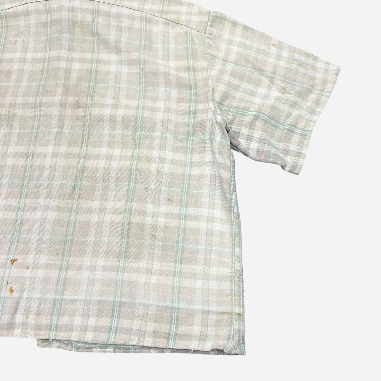 1940s Big Yank plaid cotton flannel (L)