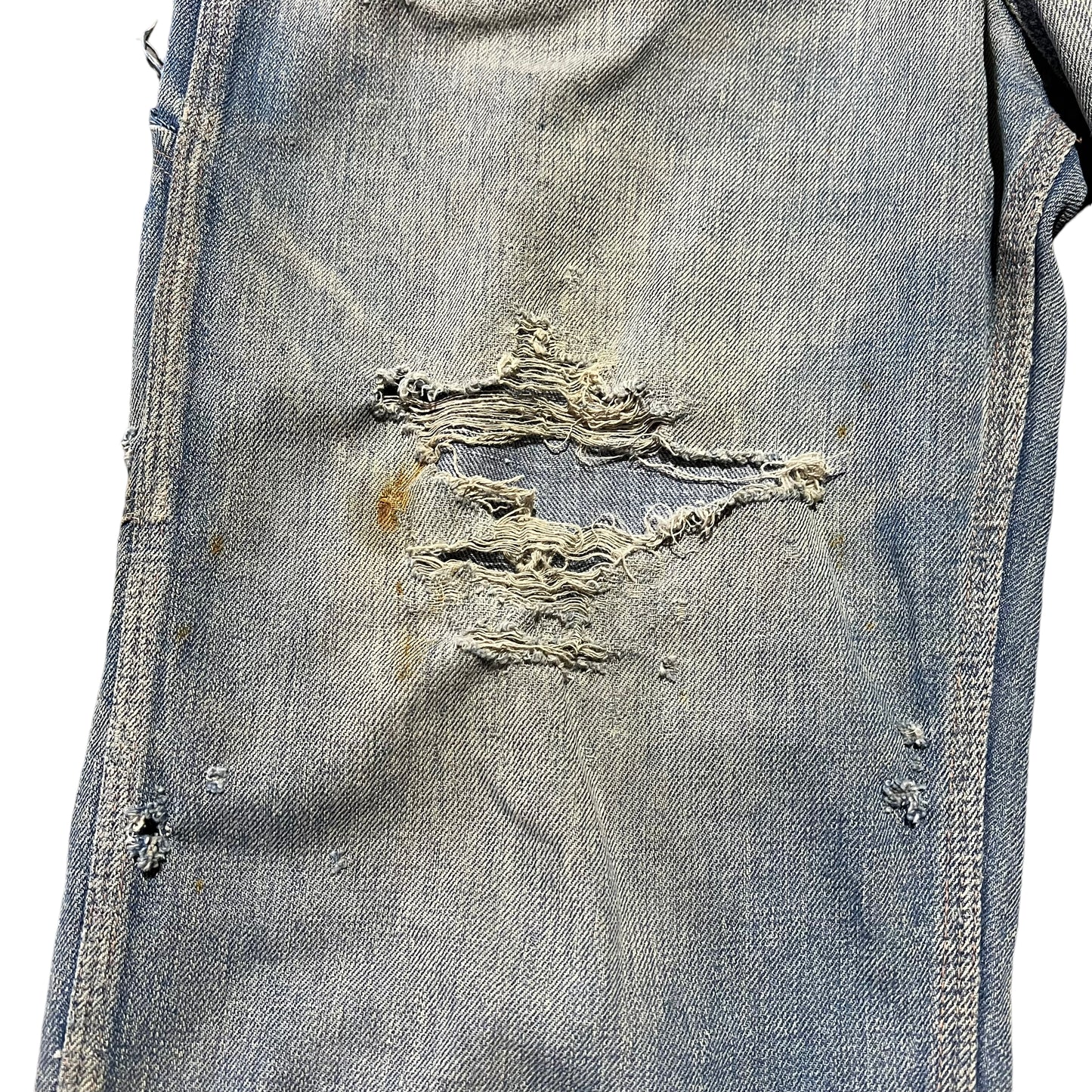 1930s Buckle back denim tractor button jeans (30w)