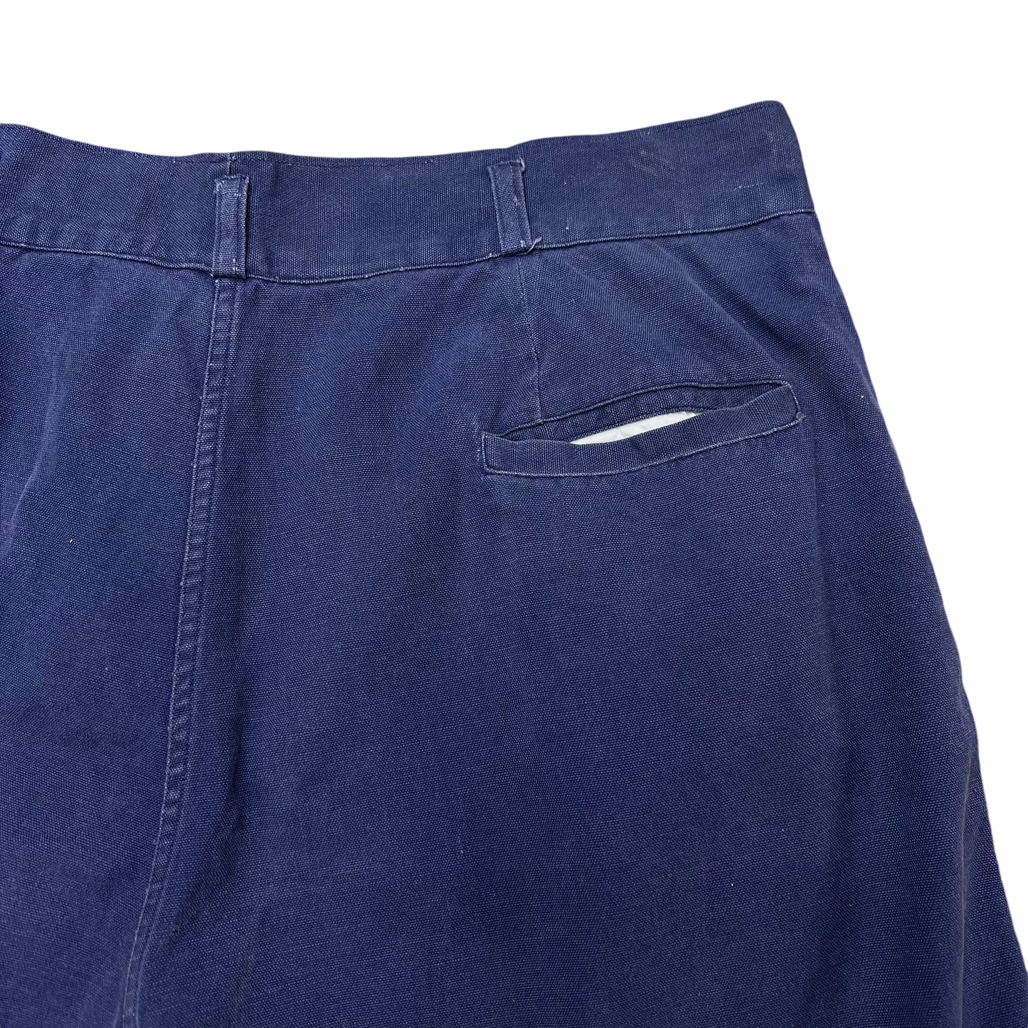 1950s Blue cotton shorts (31w)