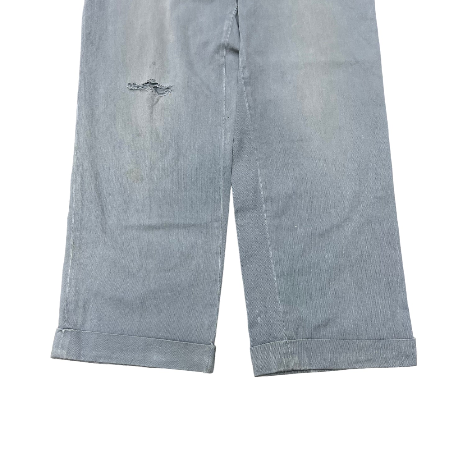 1950s Blue Big Mac sail cloth cotton work pants (30w)