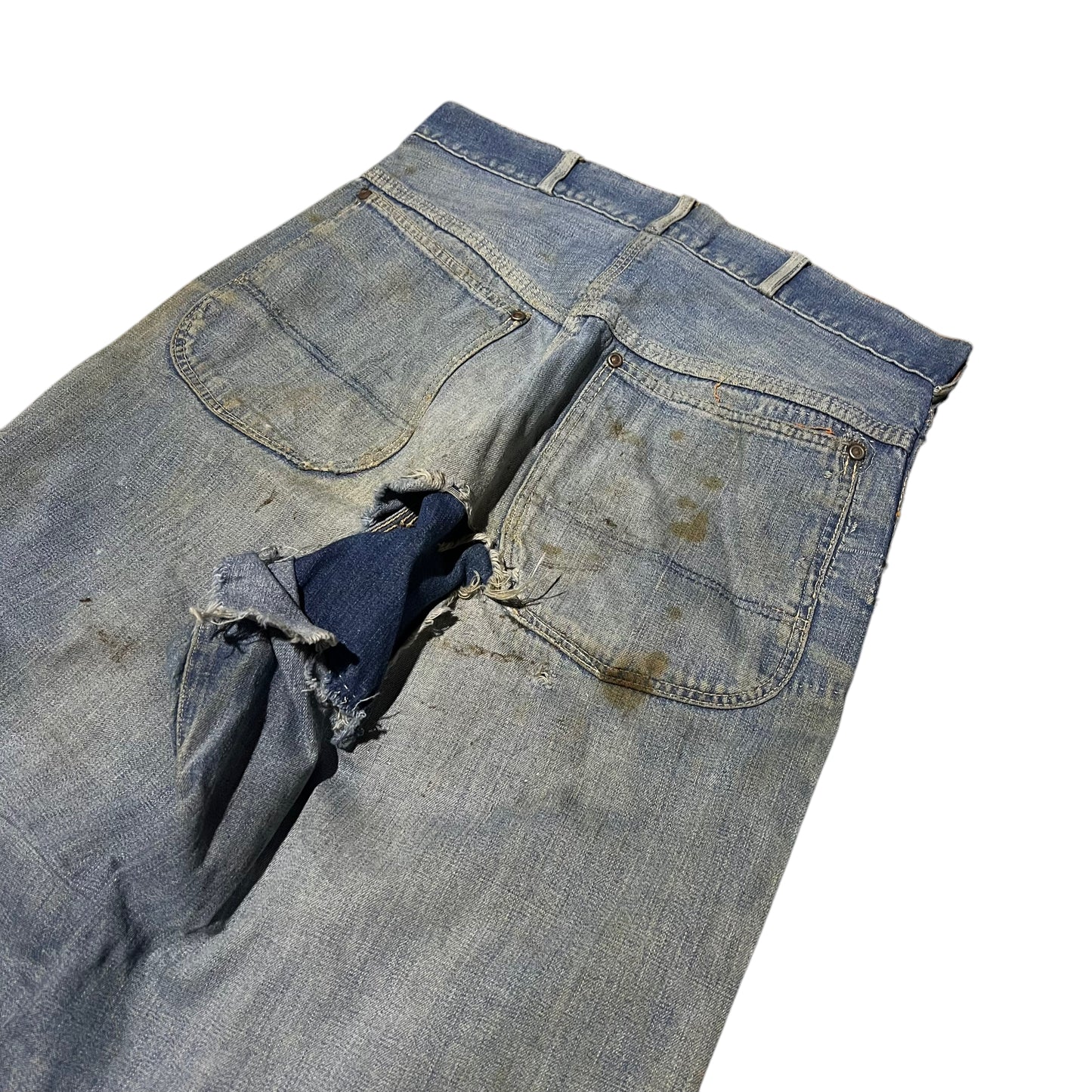 1950s Pointer donut button fly denim jeans (29w)