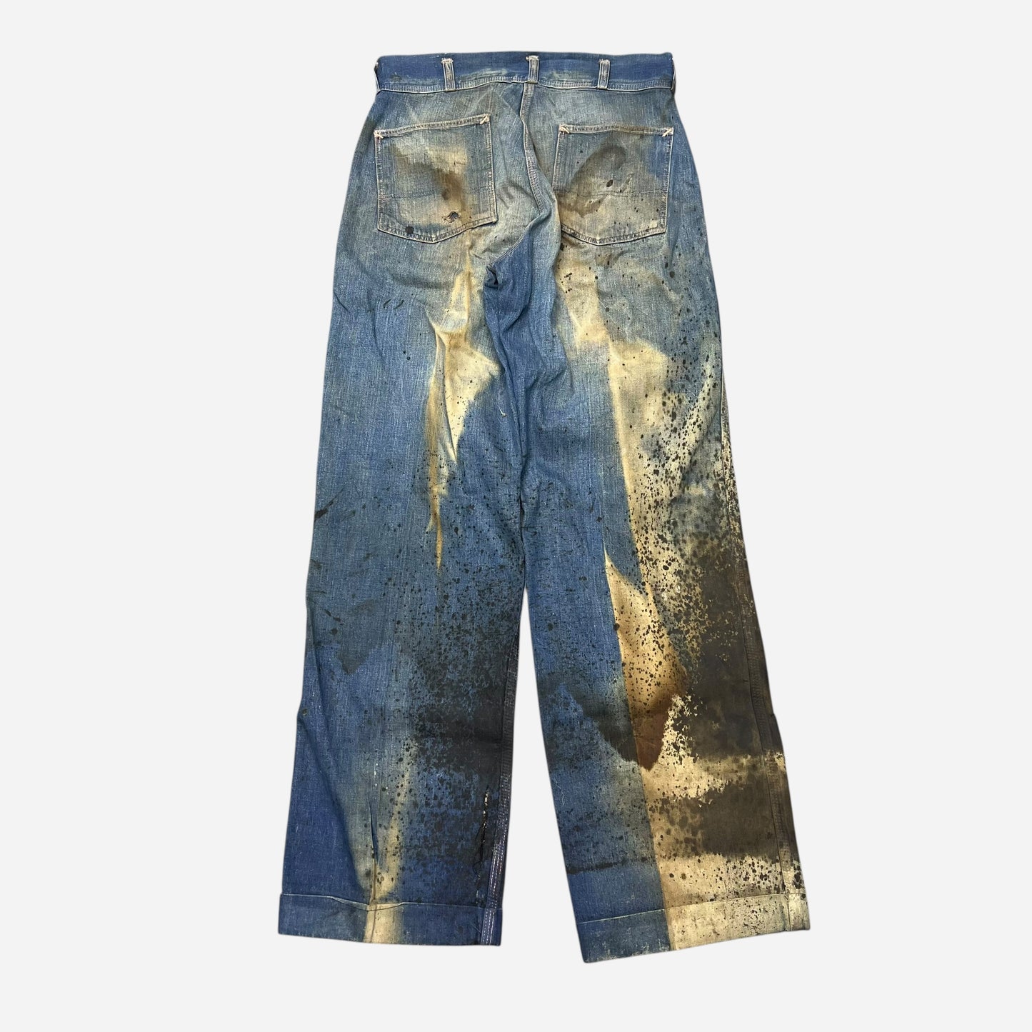 1940s N&W mule flap denim jeans as is (31w)