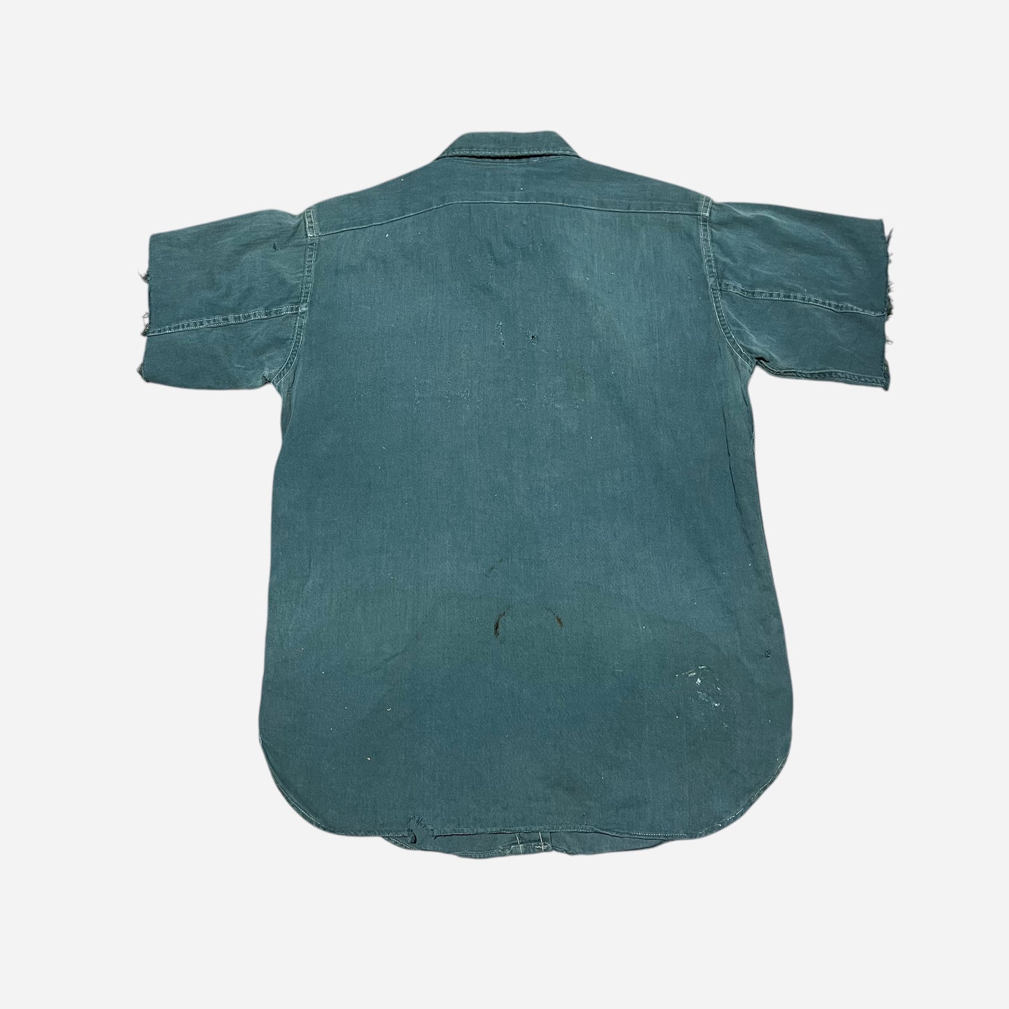 1950s Green cotton work shirt (M)