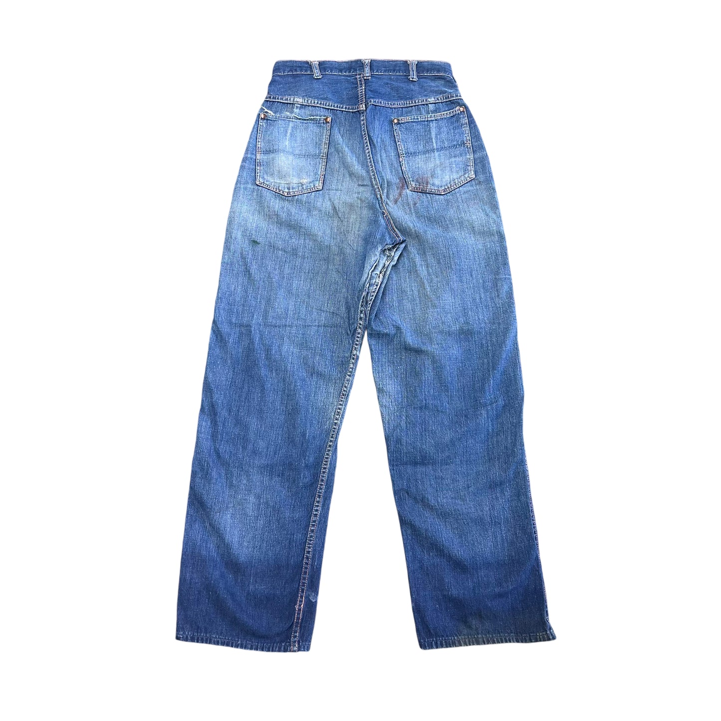 1950s Blue Bell women’s side zip jeans (26w)